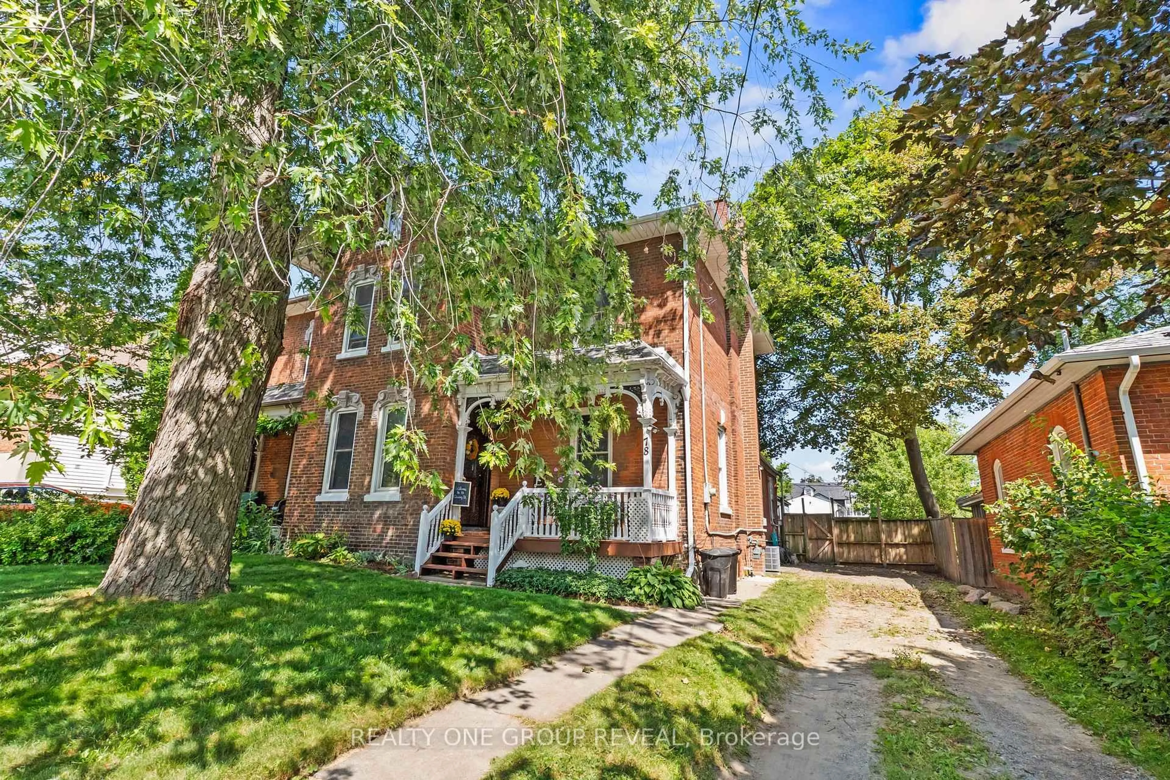 Home with brick exterior material, street for 78 Queen St, Clarington Ontario L1C 1M6