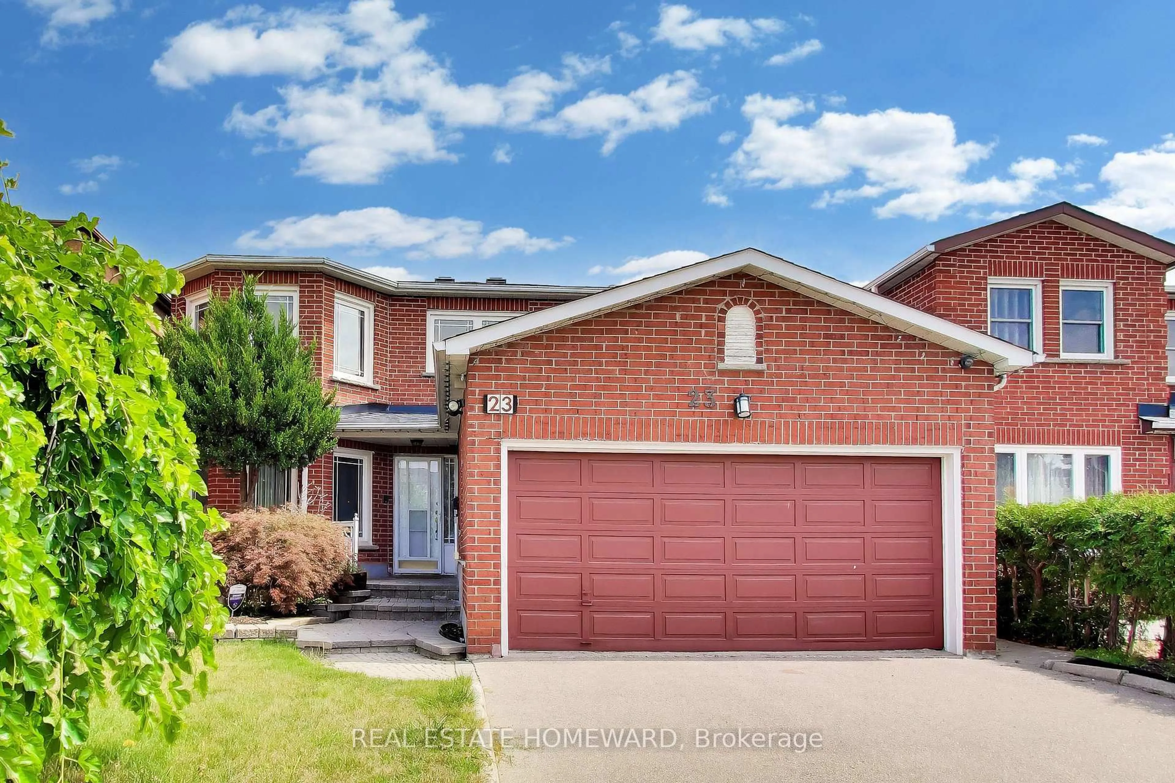 Home with brick exterior material, street for 23 Hutchcroft Ave, Toronto Ontario M1V 3S3