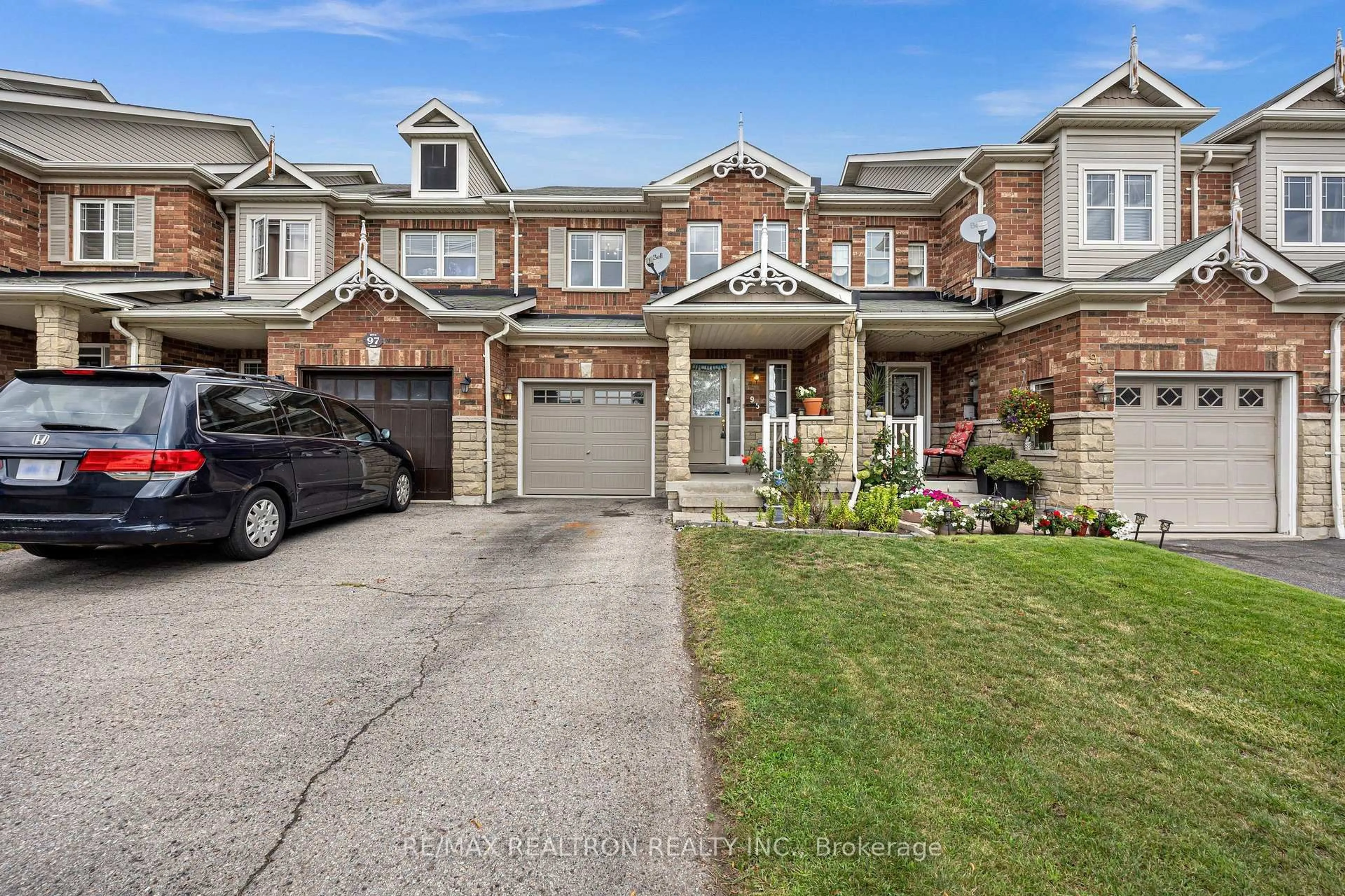Home with brick exterior material, street for 95 Beer Cres, Ajax Ontario L1S 0B9