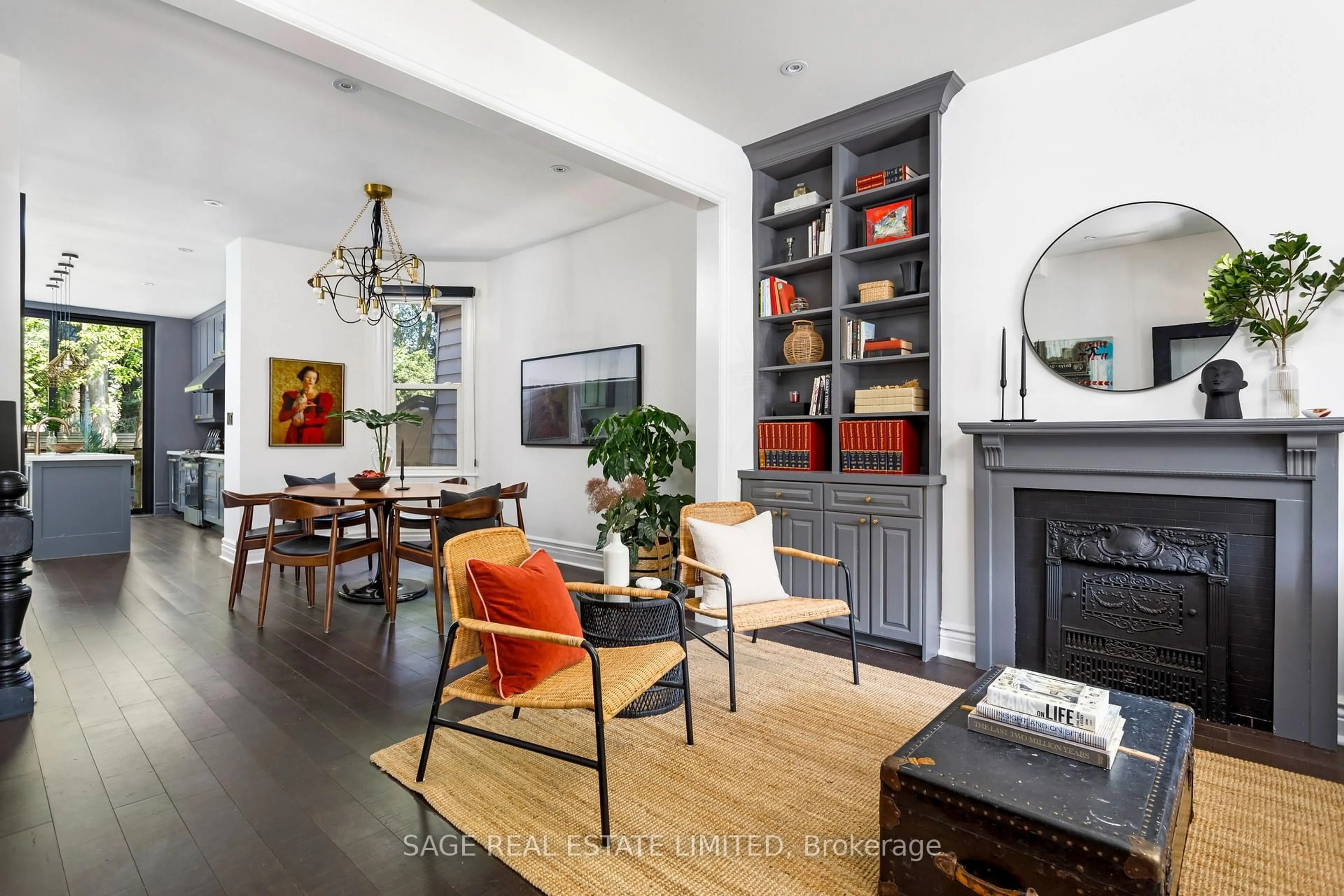 Living room with furniture, unknown for 195 Boulton Ave, Toronto Ontario M4M 2J8