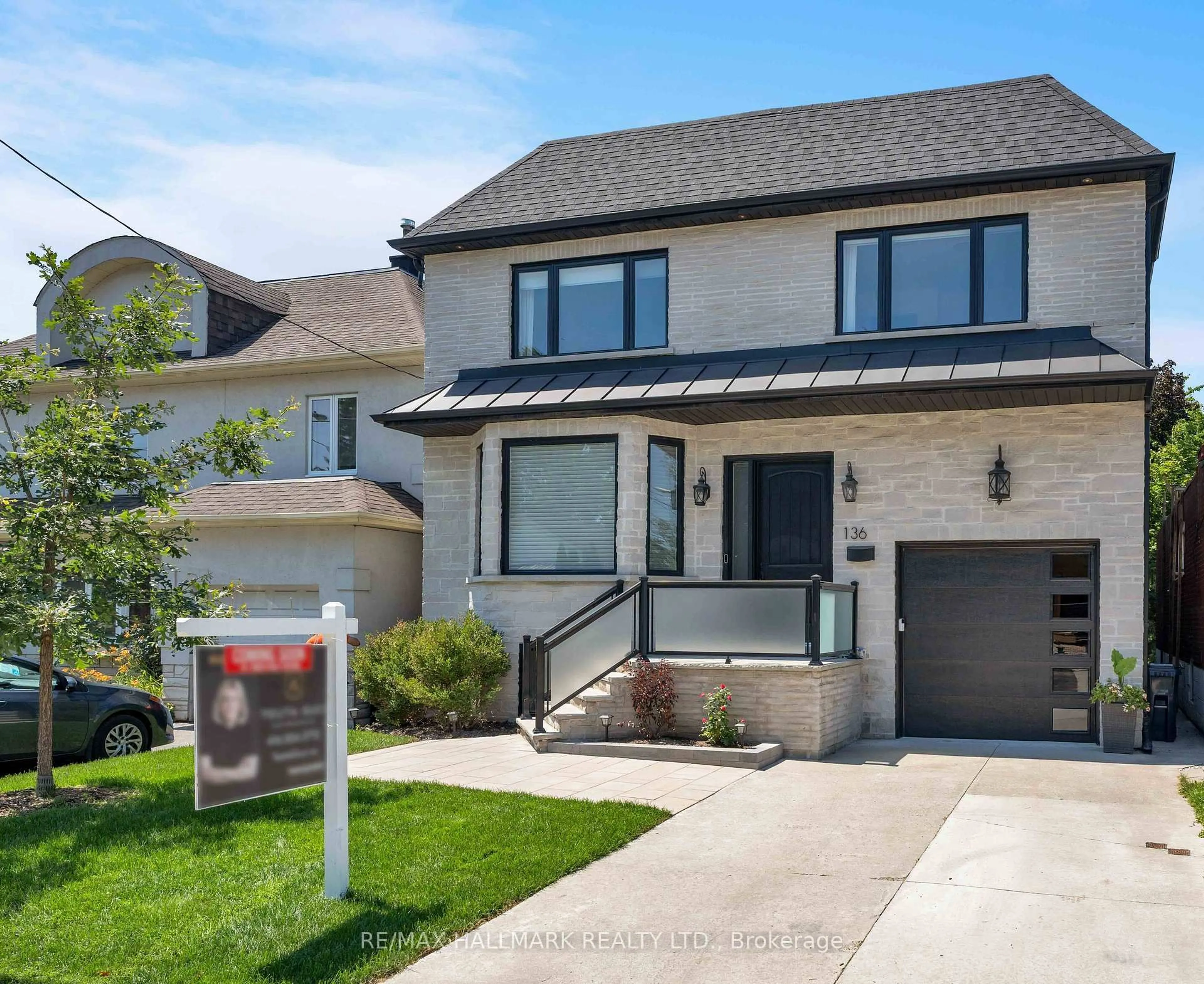 Home with brick exterior material, street for 136 Glenwood Cres, Toronto Ontario M4B 1K2