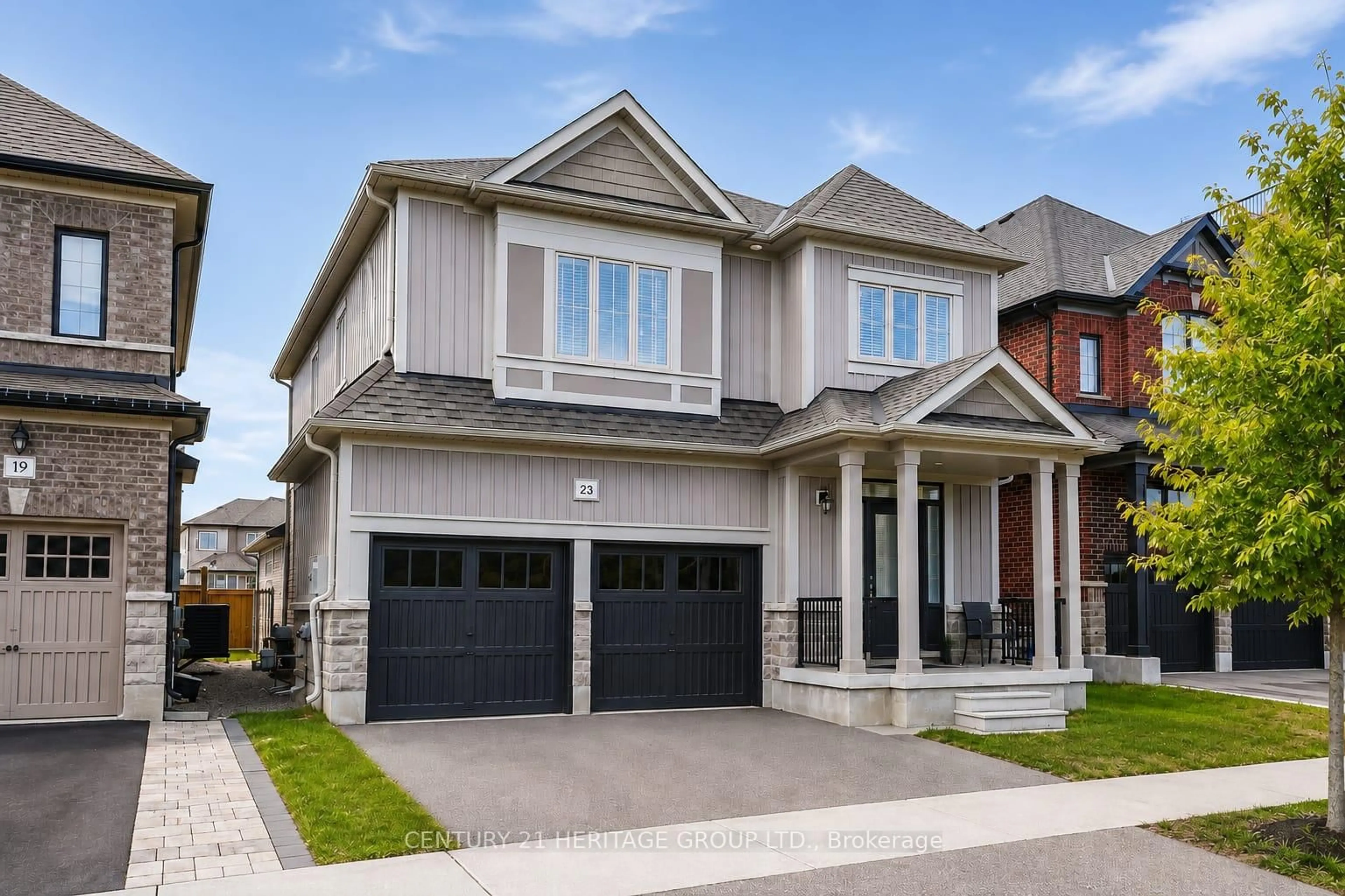 Home with brick exterior material, street for 23 Crombie St, Clarington Ontario L1C 4A1