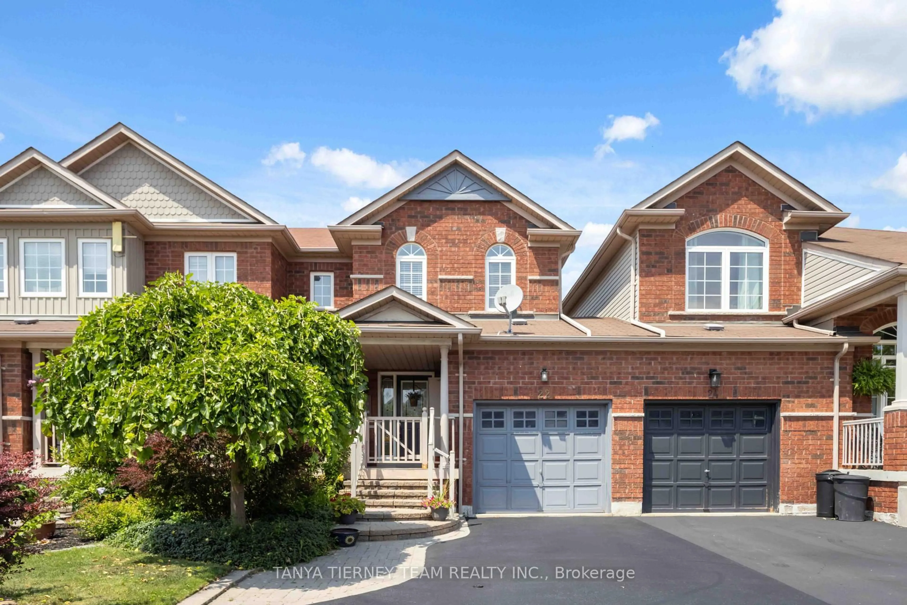 Home with brick exterior material, street for 22 Sinden Dr, Whitby Ontario L1M 2B8