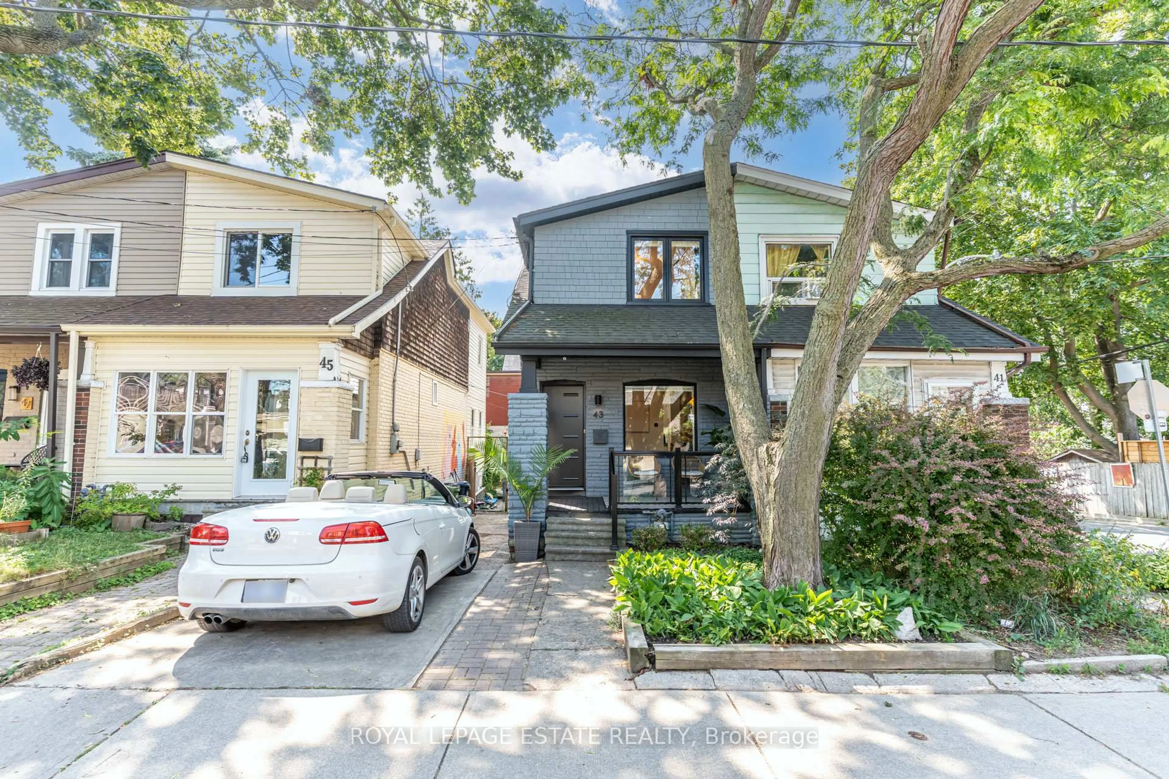 Home with brick exterior material, street for 43 Fairford Ave, Toronto Ontario M4L 2J9