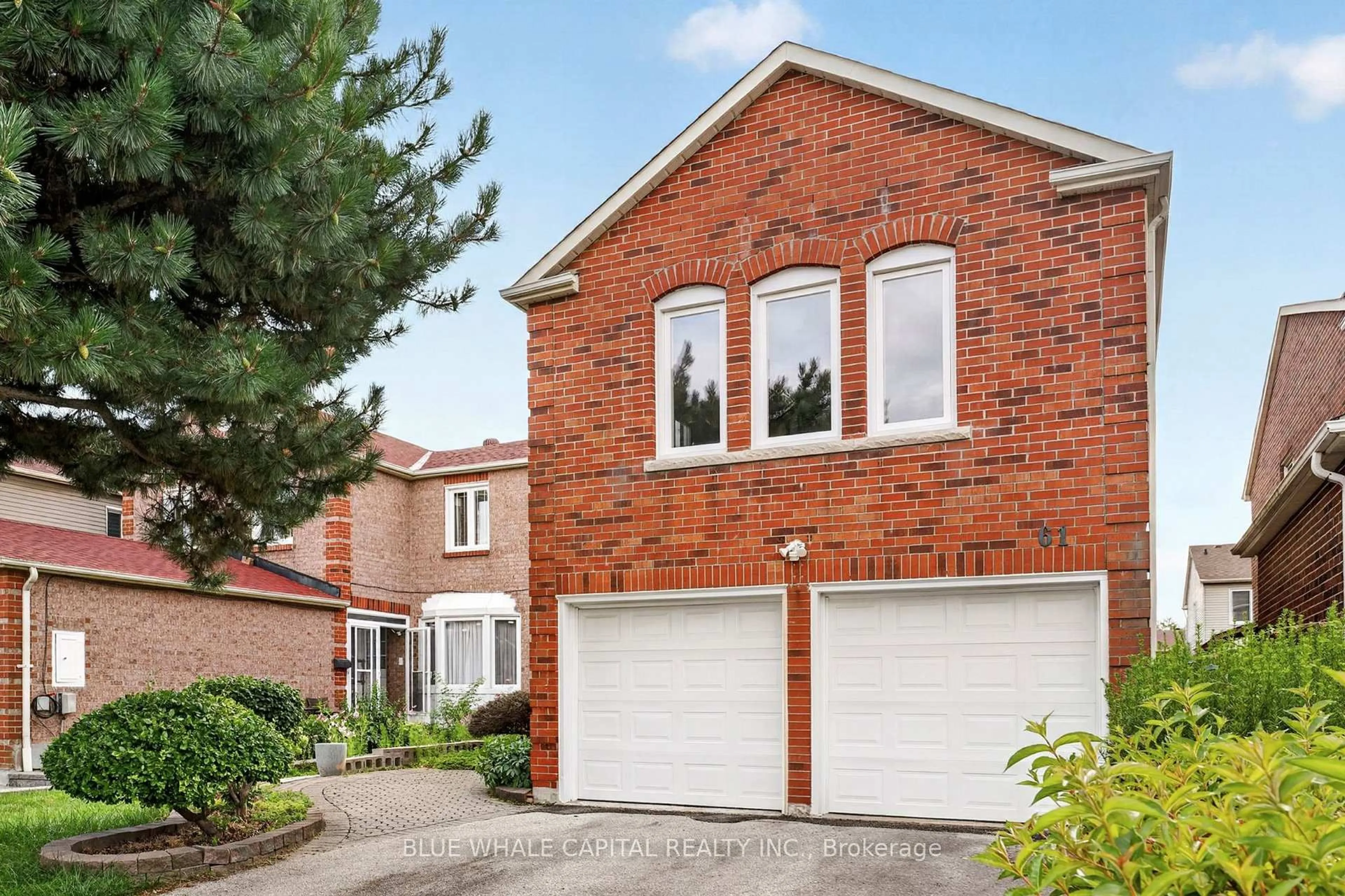 Home with brick exterior material, street for 61 Holmbush Cres, Toronto Ontario M1V 2Y8