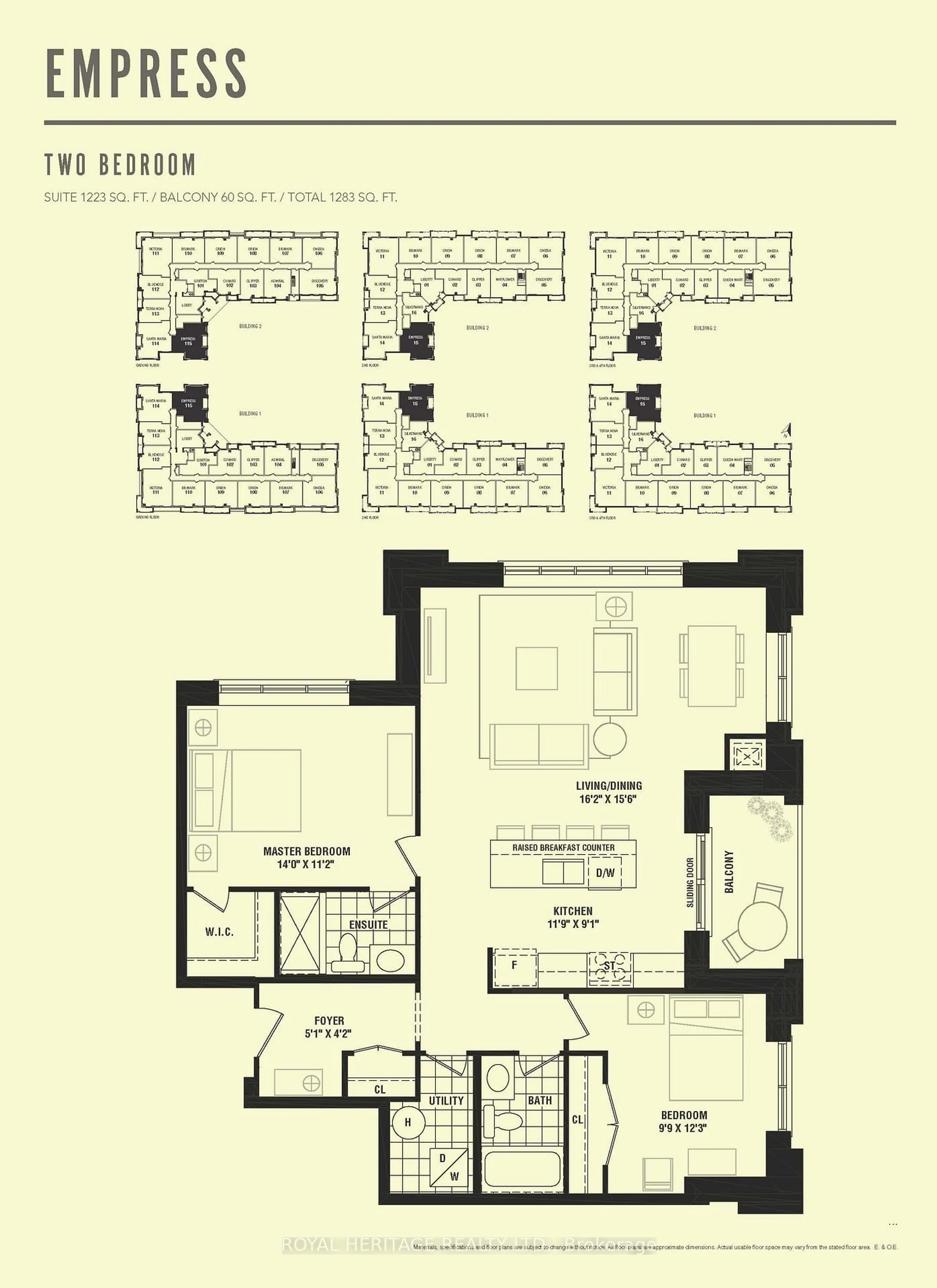 Floor plan for 660 Gordon St #215, Whitby Ontario L1N 0L1