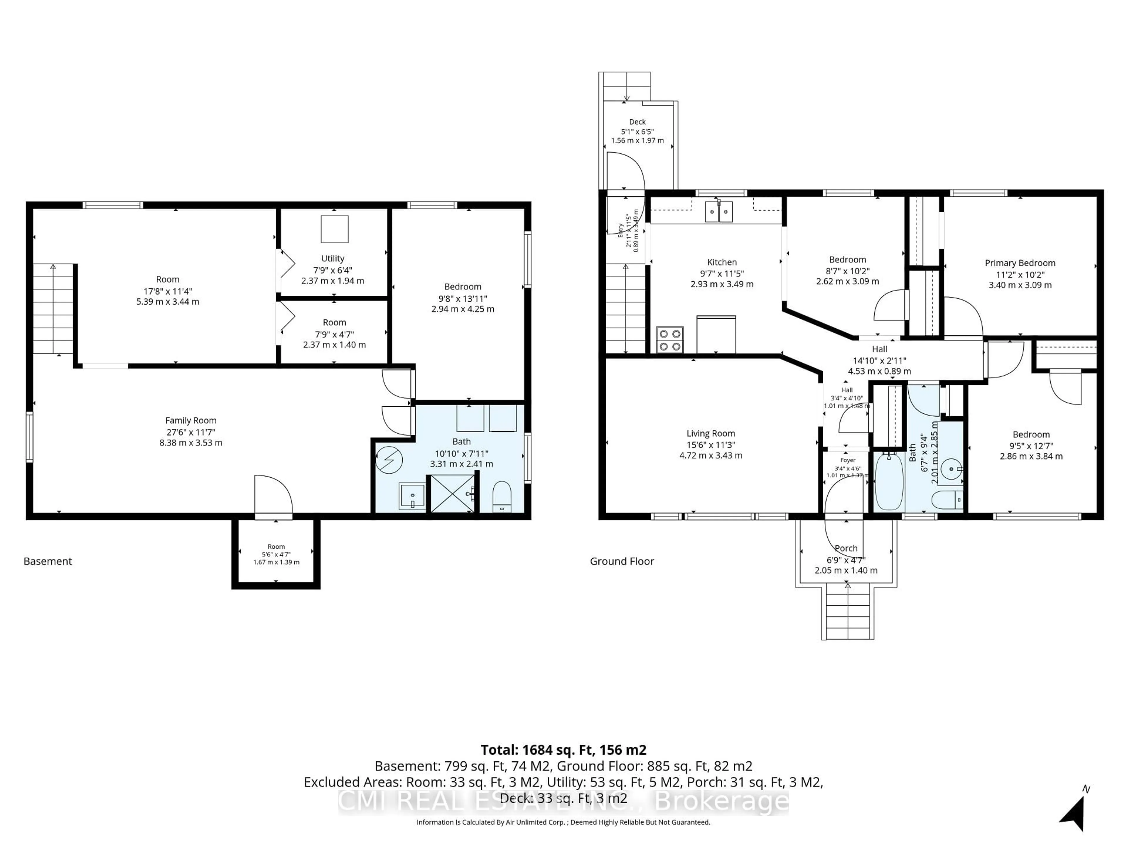 Floor plan for 494 Annapolis Ave, Oshawa Ontario L1J 2Y7