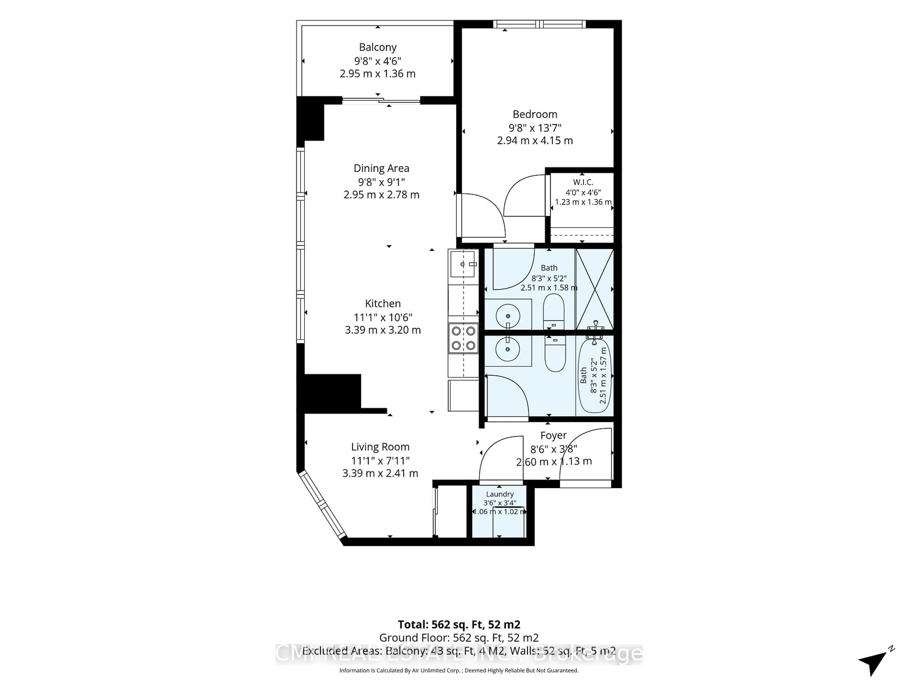 Floor plan for 10 Meadowglen Pl #611, Toronto Ontario M1G 0A8