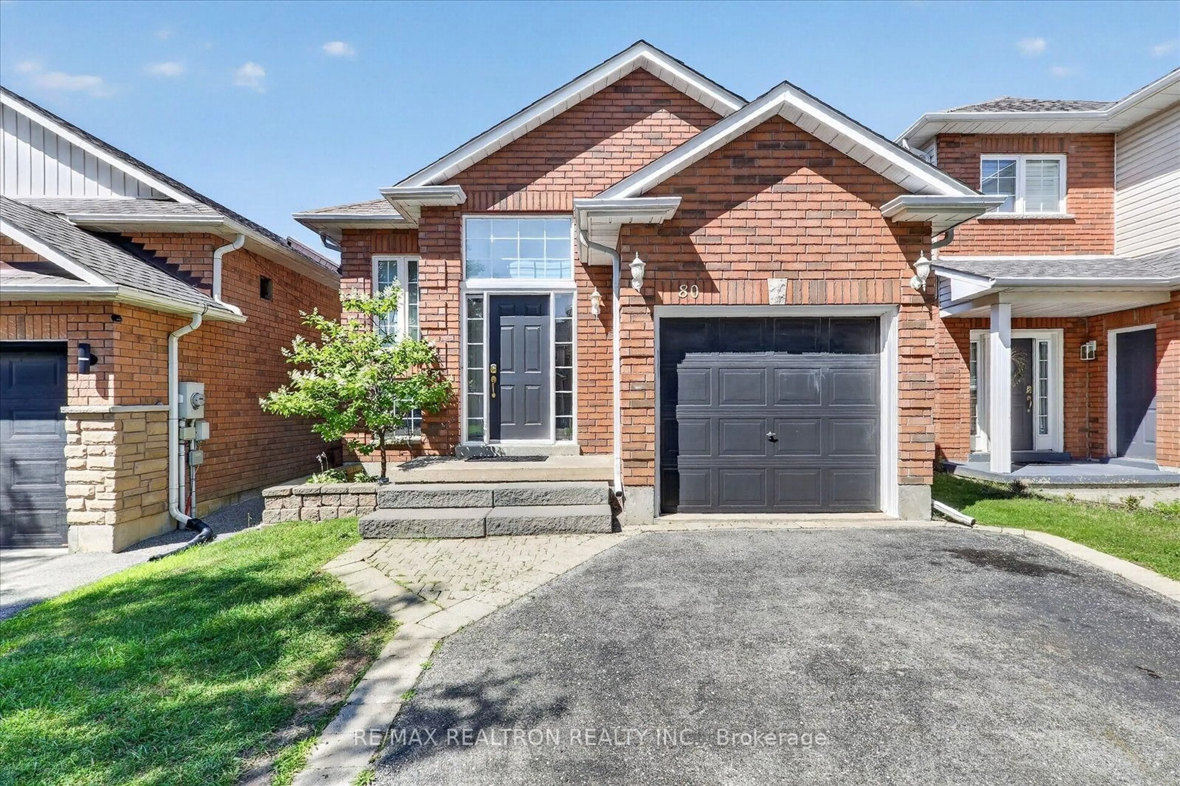 Home with brick exterior material, street for 80 Cecil Found Cres, Clarington Ontario L1E 3E7