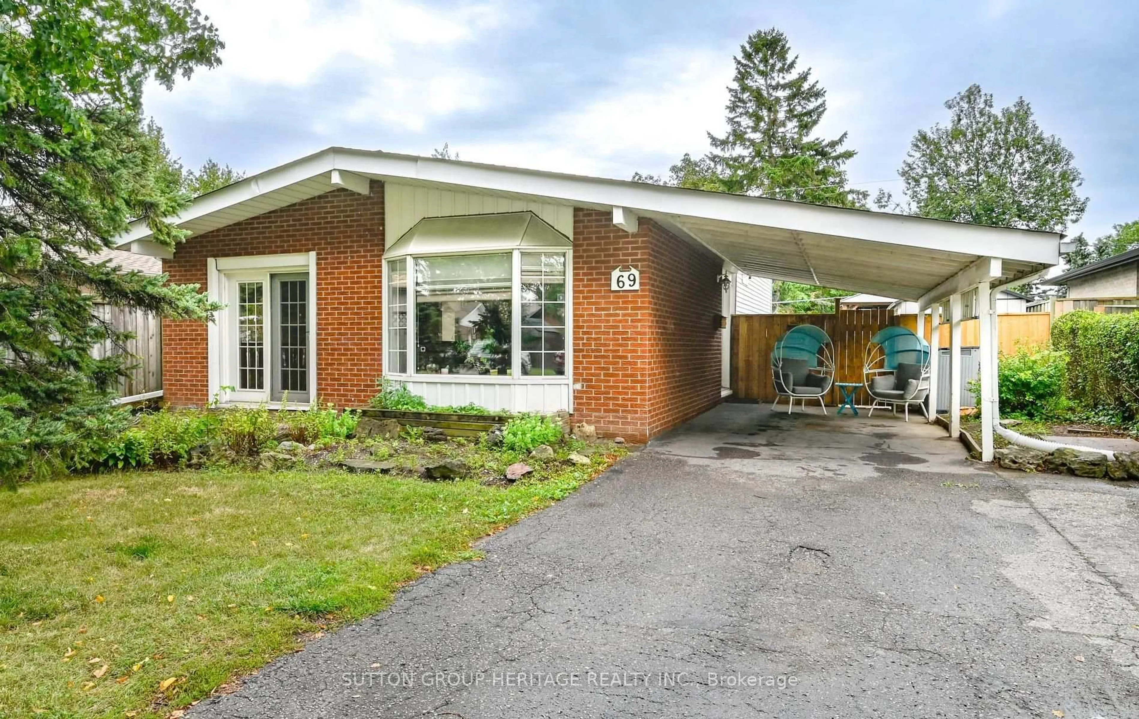 Home with brick exterior material, street for 69 Clements Rd, Ajax Ontario L1S 1L3