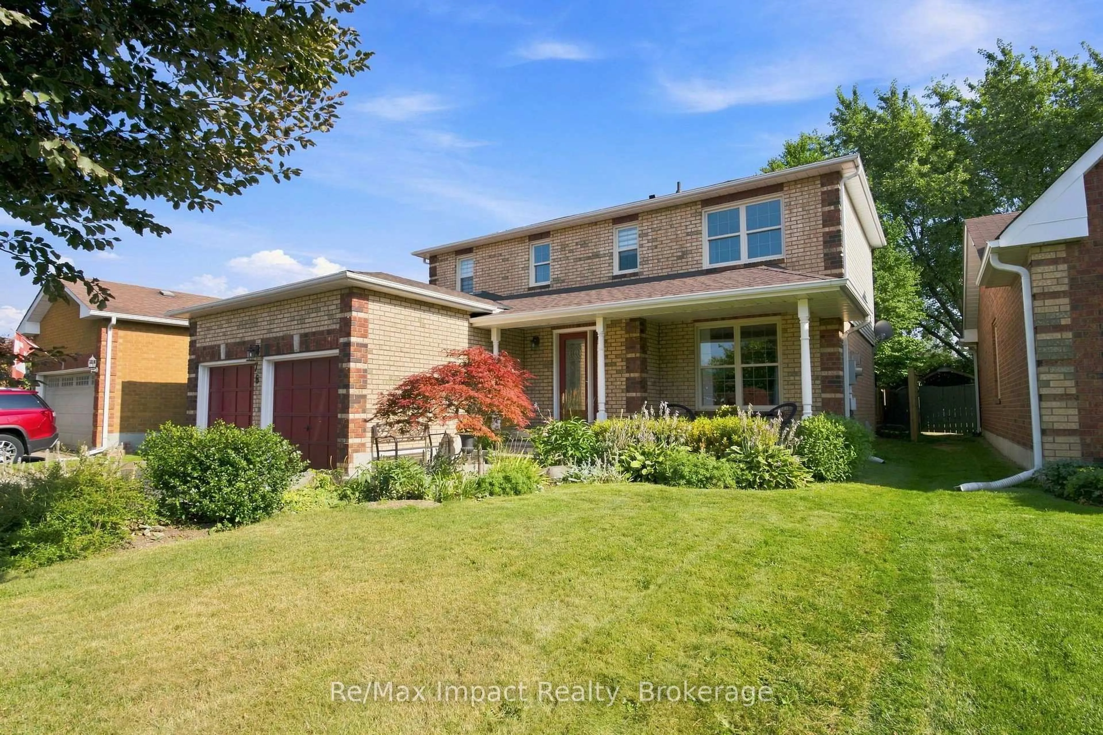 Home with brick exterior material, street for 76 Foster Creek Dr, Clarington Ontario L1B 1G5