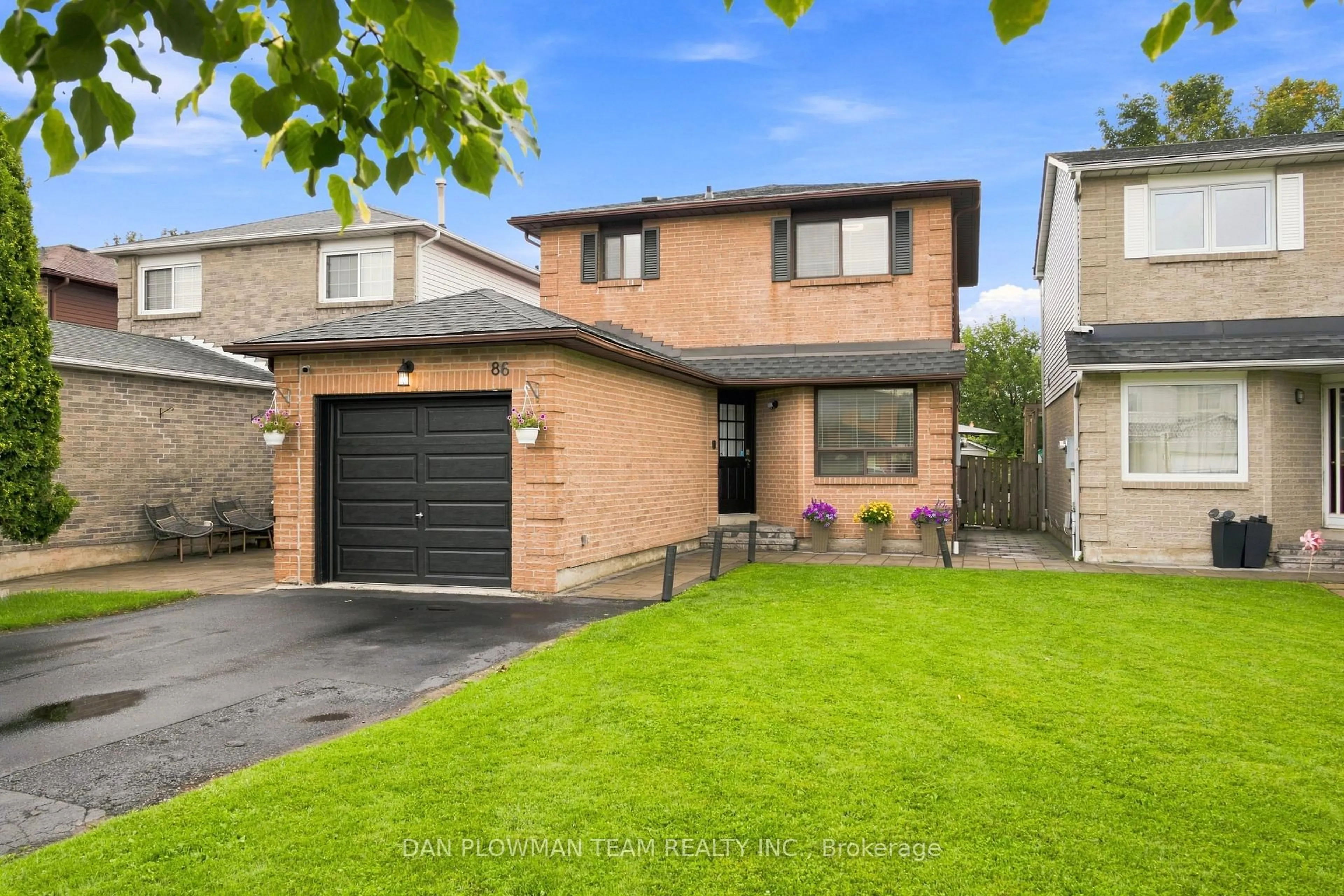 Home with brick exterior material, street for 86 Barnes Dr, Ajax Ontario L1S 5E5