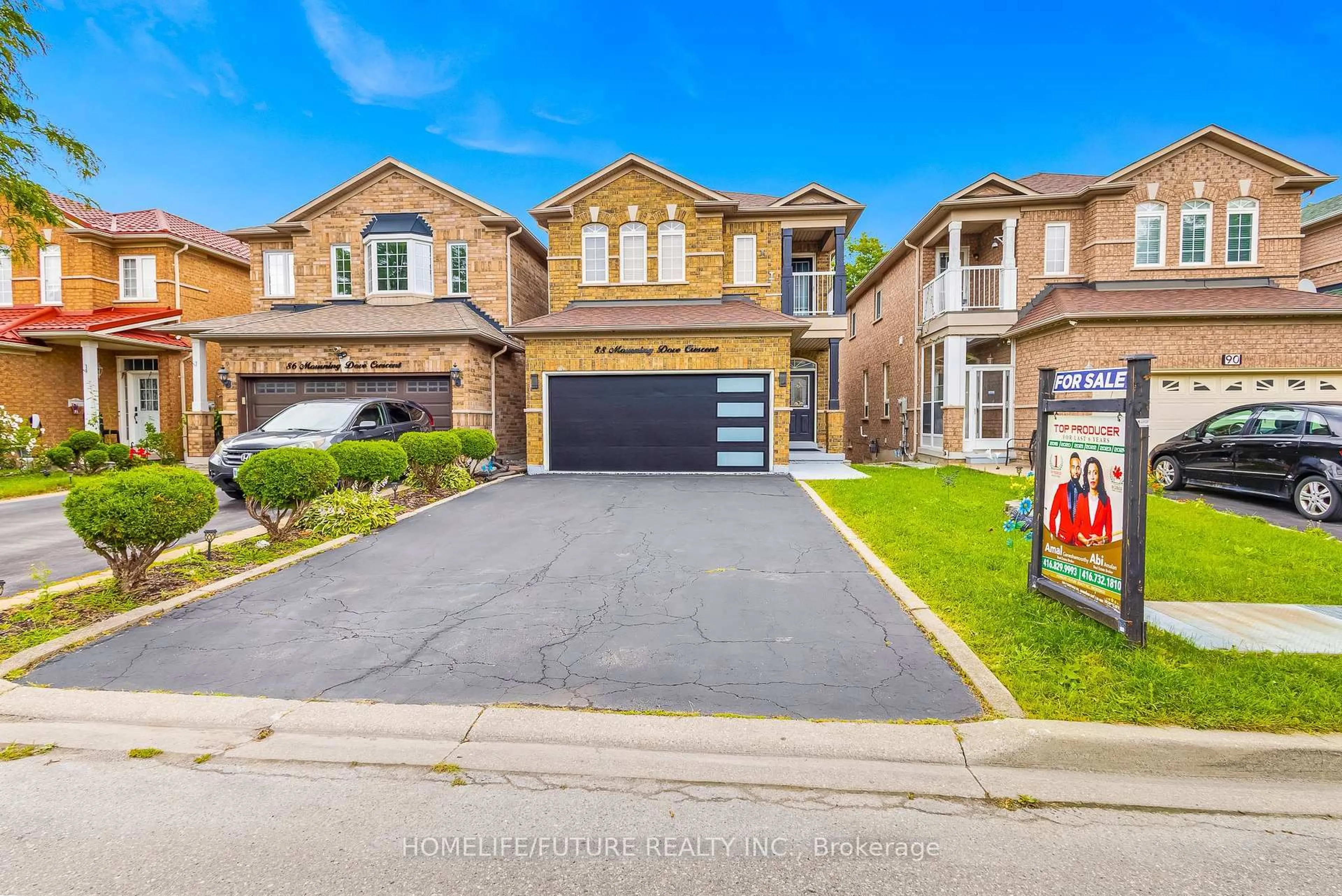 Home with brick exterior material, street for 88 Mourning Dove Cres, Toronto Ontario M1B 6A8