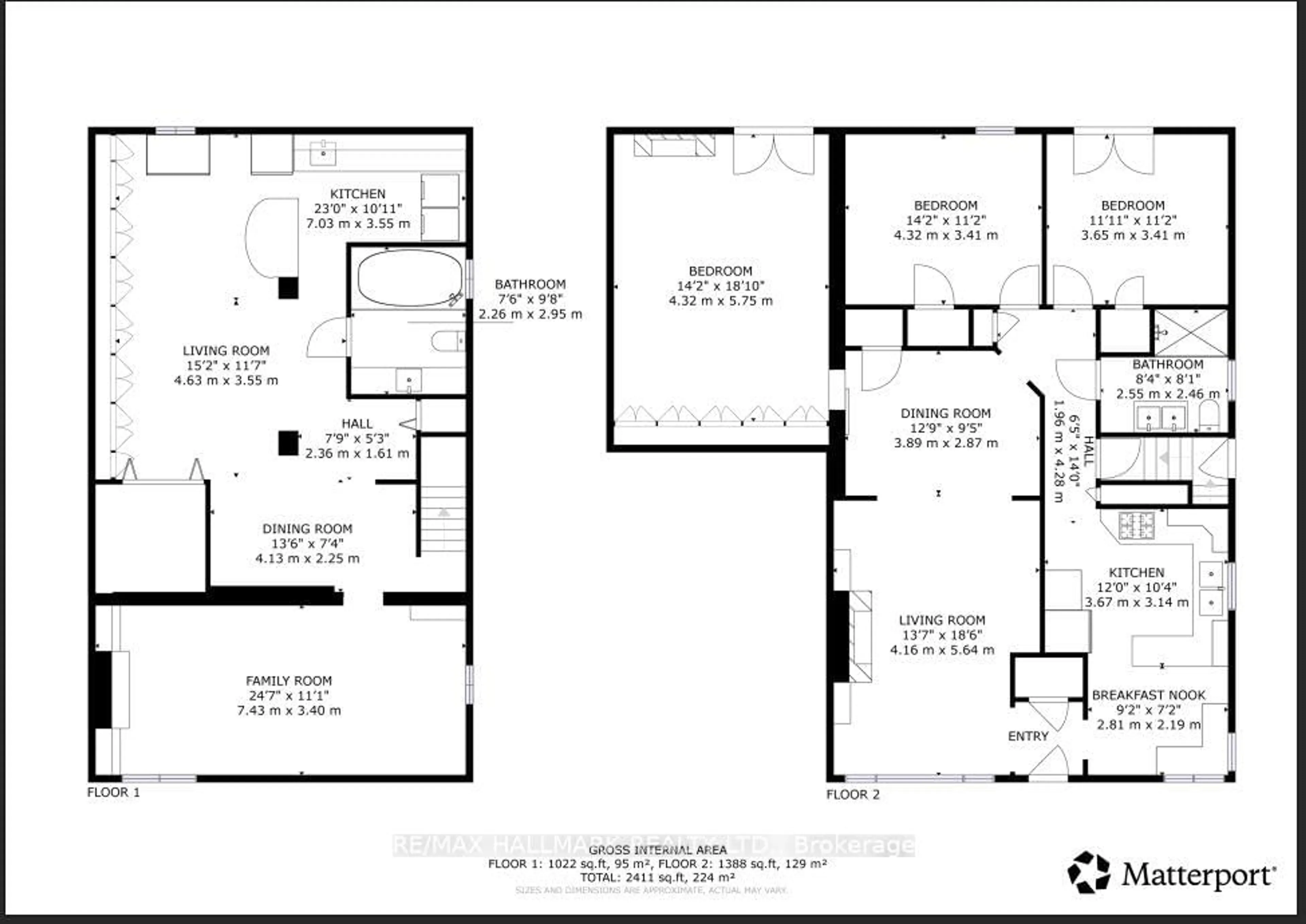 Floor plan for 52 Colonel Danforth Tr, Toronto Ontario M1C 1R1