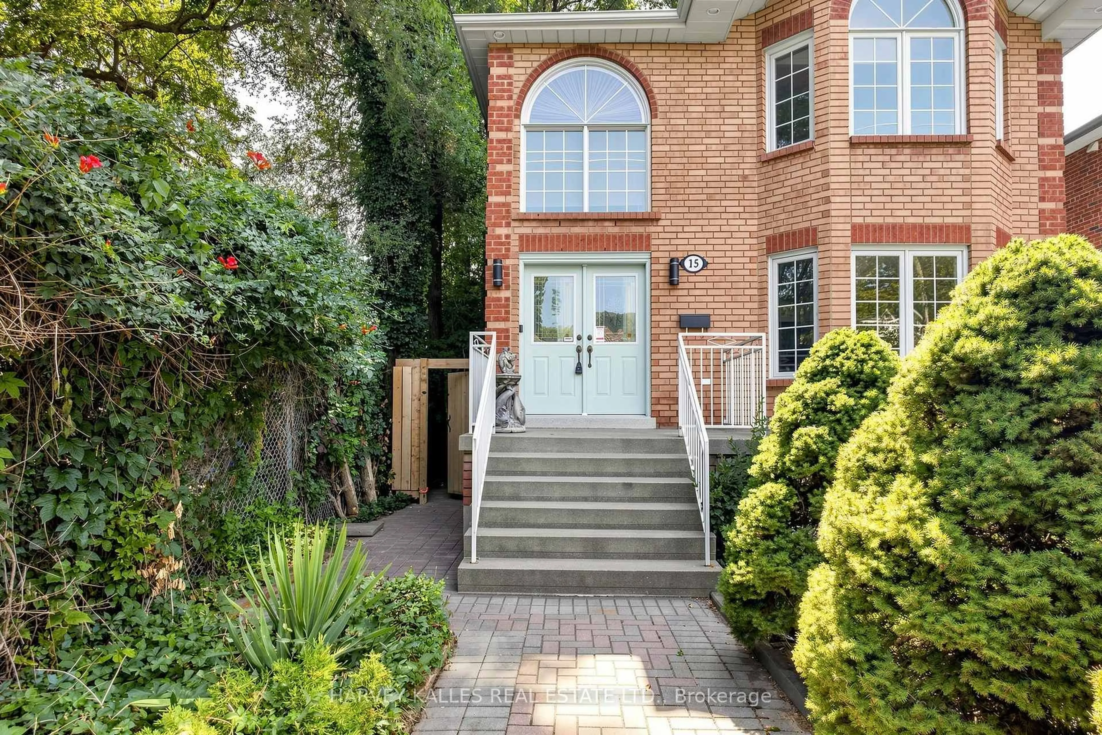 Home with brick exterior material, street for 15 Woodville Ave, Toronto Ontario M4K 2J5