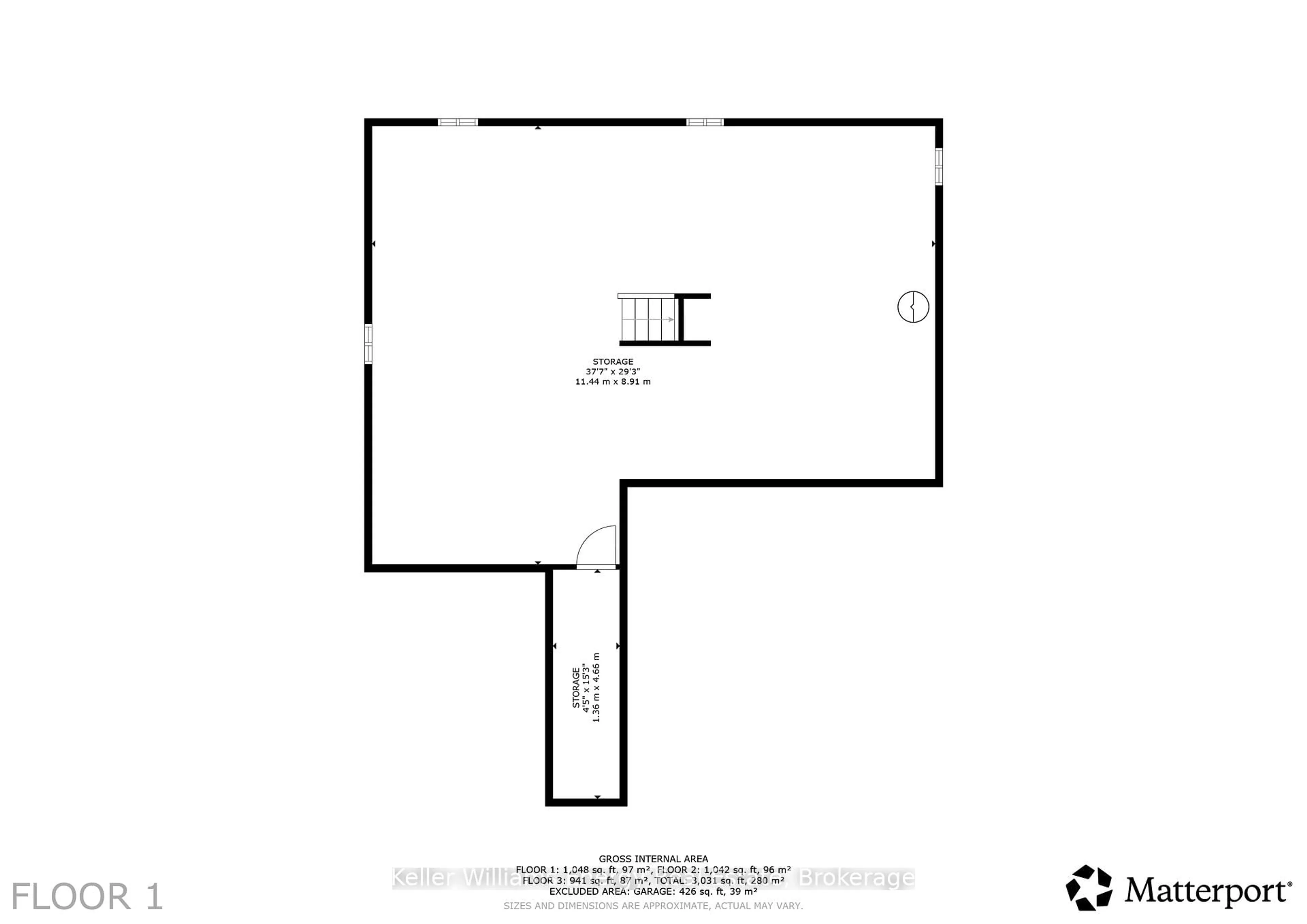 Floor plan for 409 Gilbert St, Whitby Ontario L1N 1R6