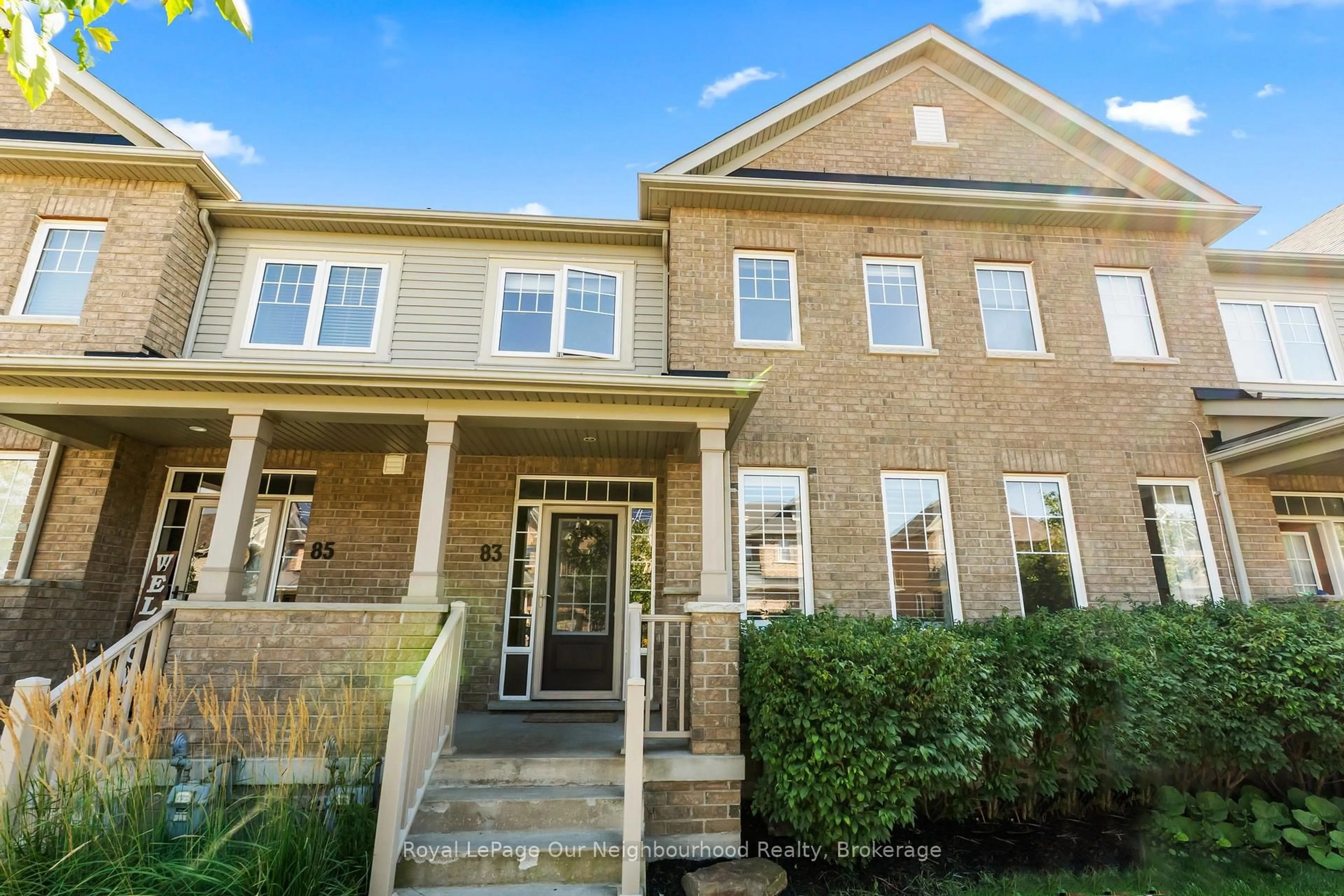 Home with brick exterior material, street for 83 Ted Miller Cres, Clarington Ontario L1C 0M4
