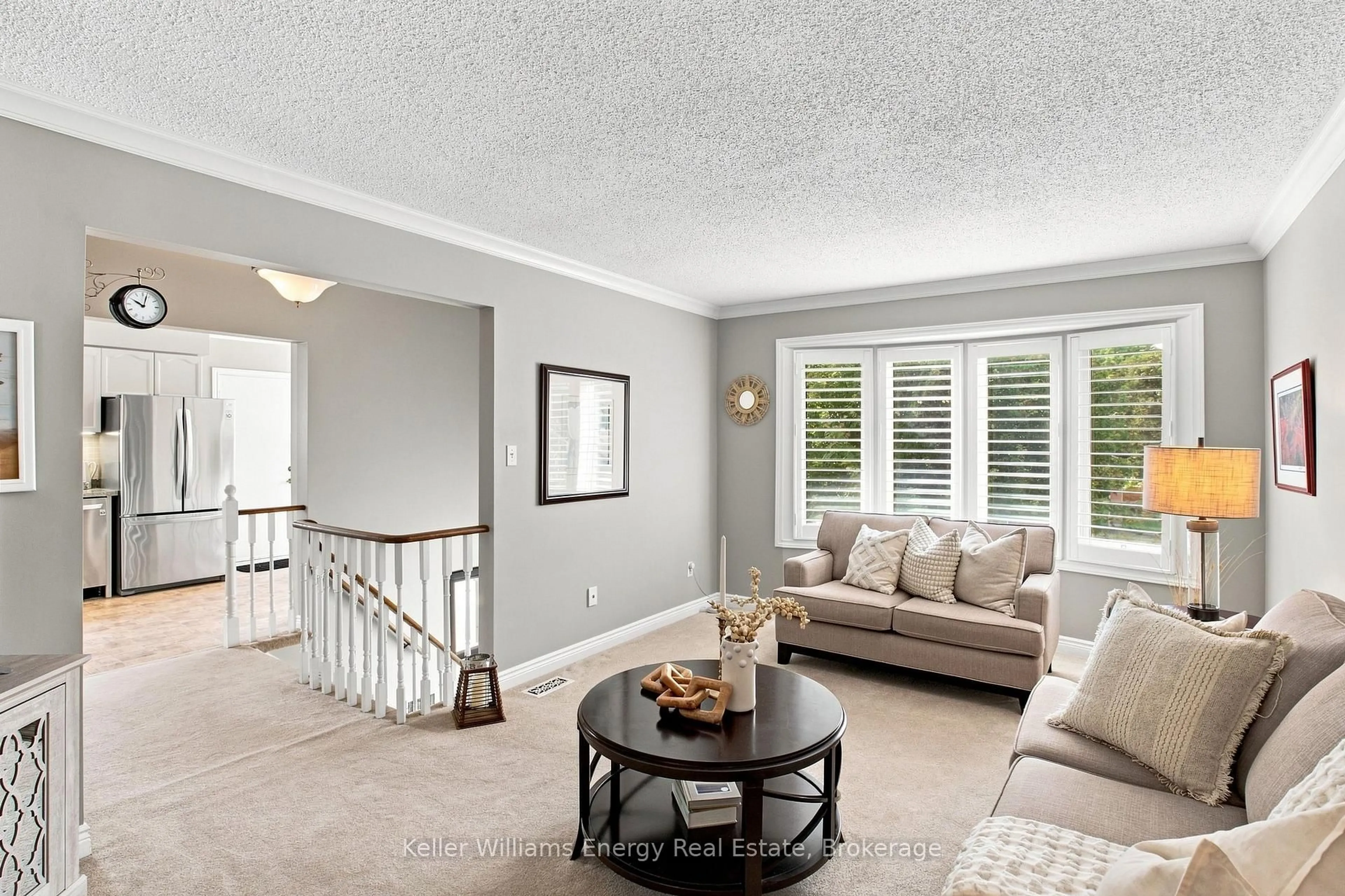 Living room with furniture, unknown for 30 Alderbrook Dr, Clarington Ontario L1E 1Z6