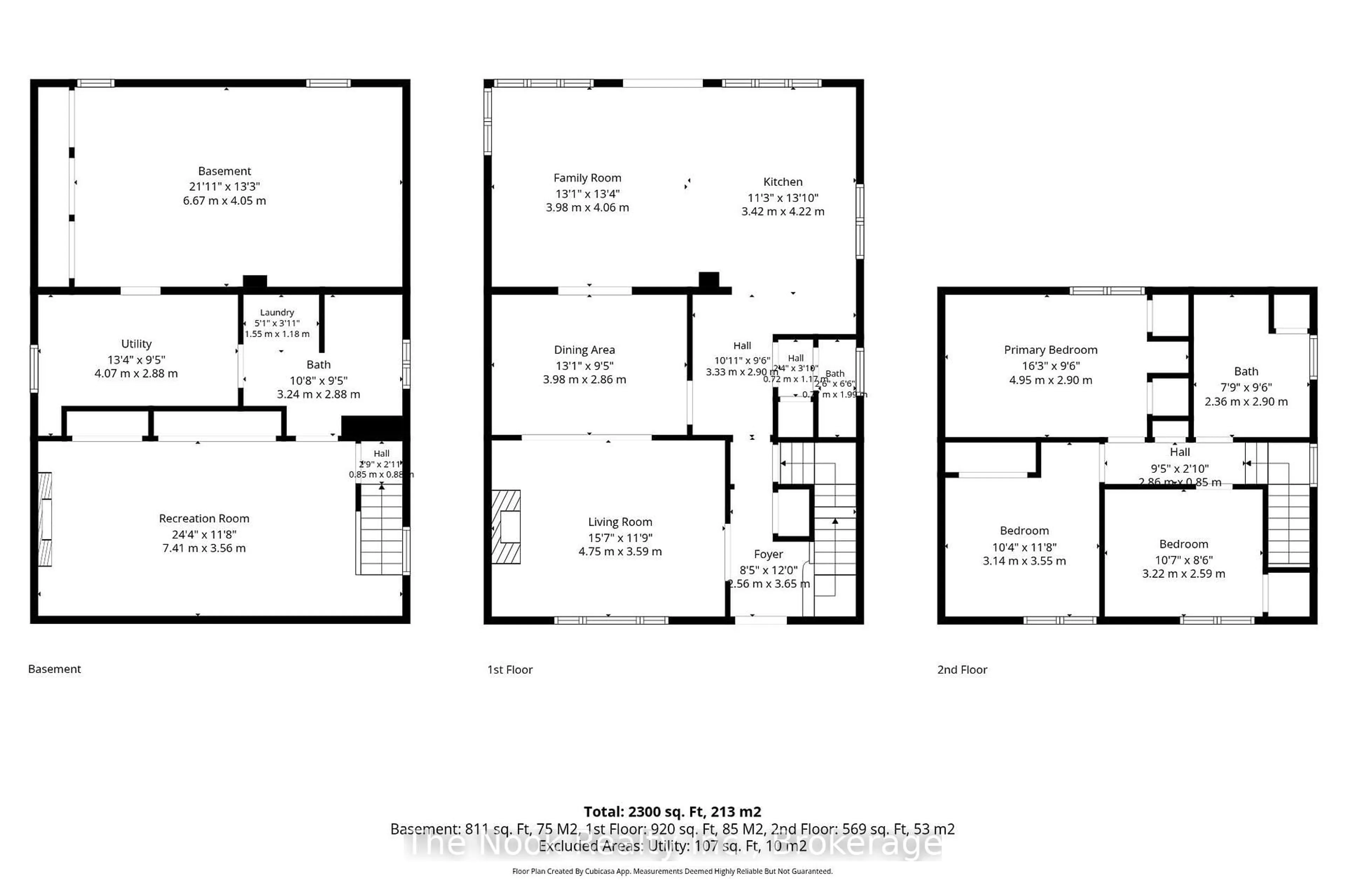 Floor plan for 863 Masson St, Oshawa Ontario L1G 5B1
