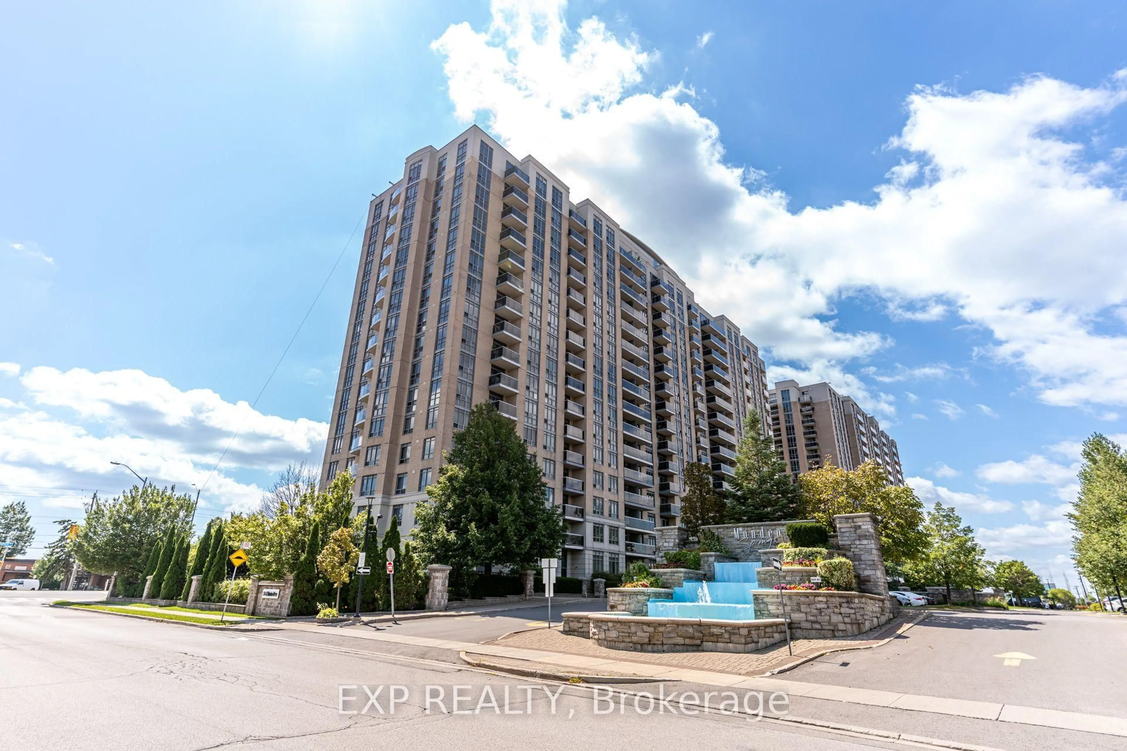 A pic from outside/outdoor area/front of a property/back of a property/a pic from drone, unknown for 8 Mondeo Dr #1409, Toronto Ontario M1P 5C7