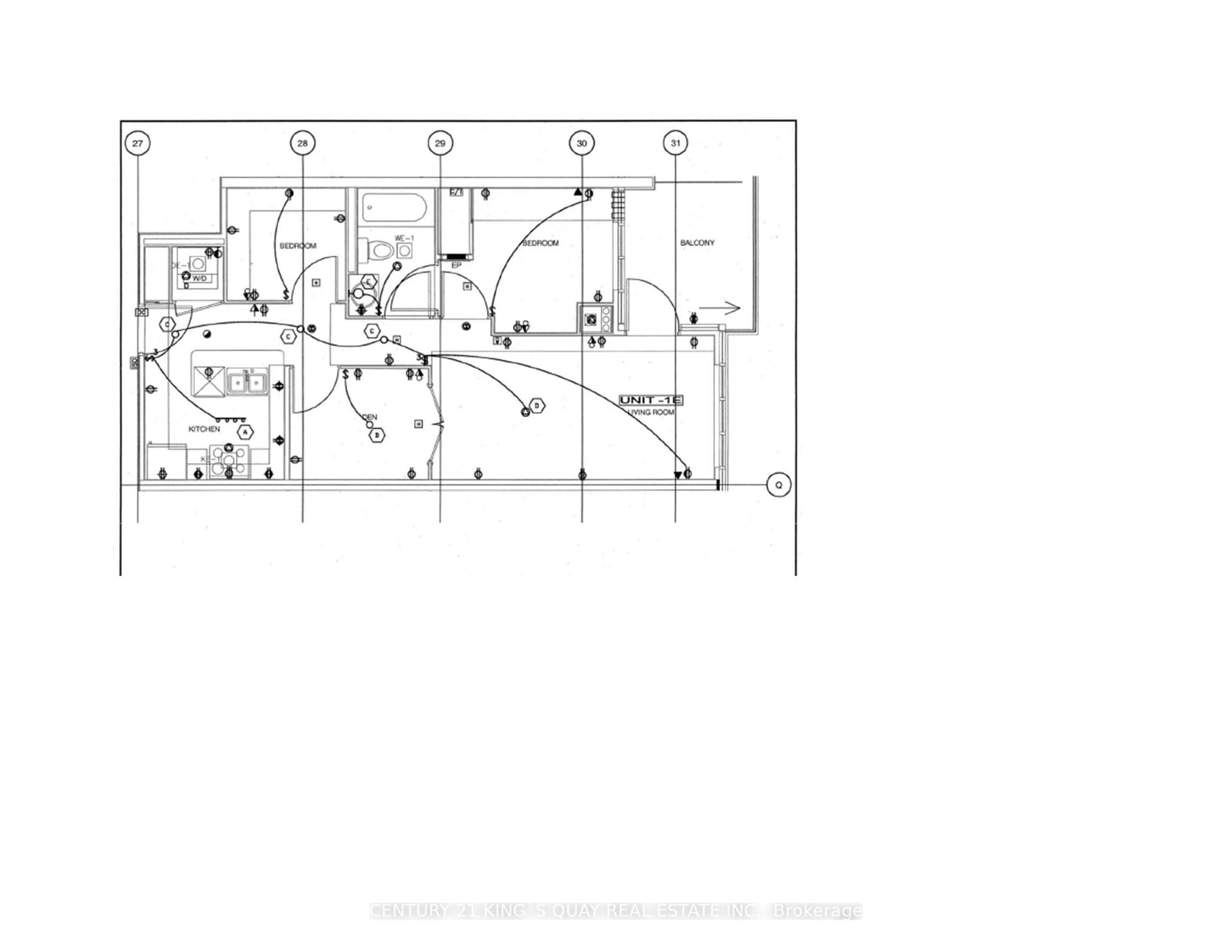 Floor plan for 60 Fairfax Cres #227, Toronto Ontario M1L 0E1