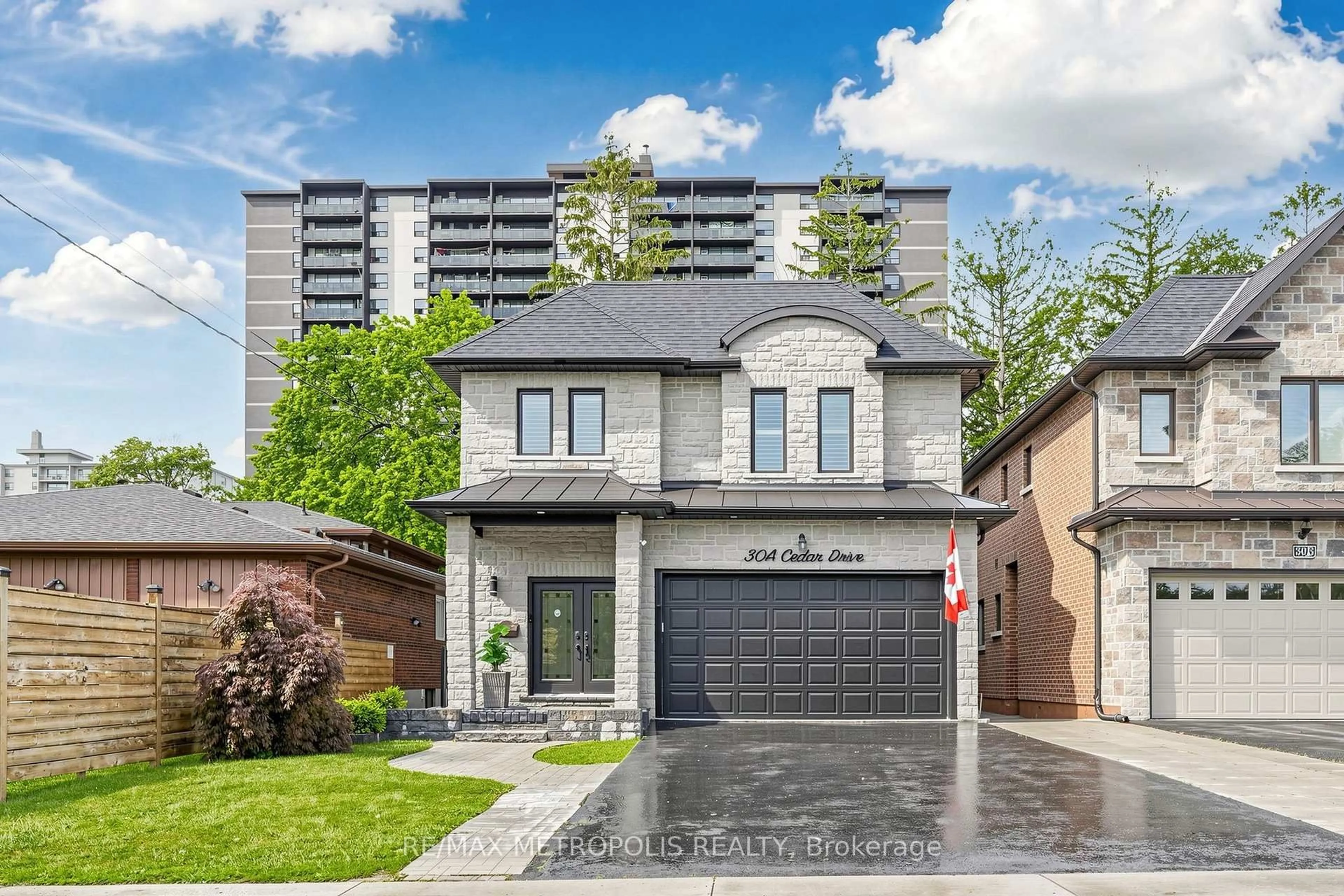 Home with brick exterior material, street for 30A Cedar Dr, Toronto Ontario M1J 3E8