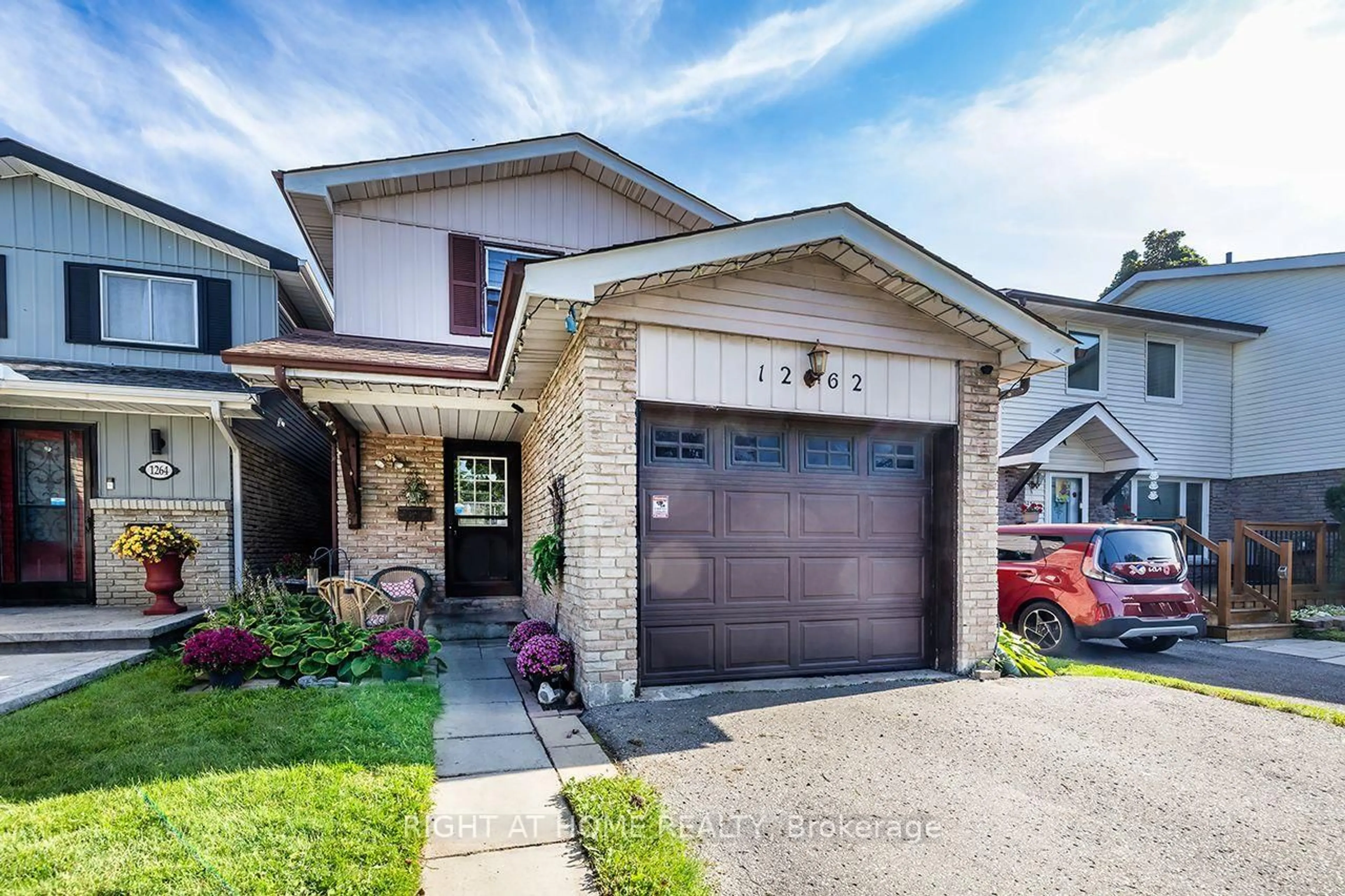 Home with brick exterior material, street for 1262 Venus Cres, Oshawa Ontario L1J 6E4