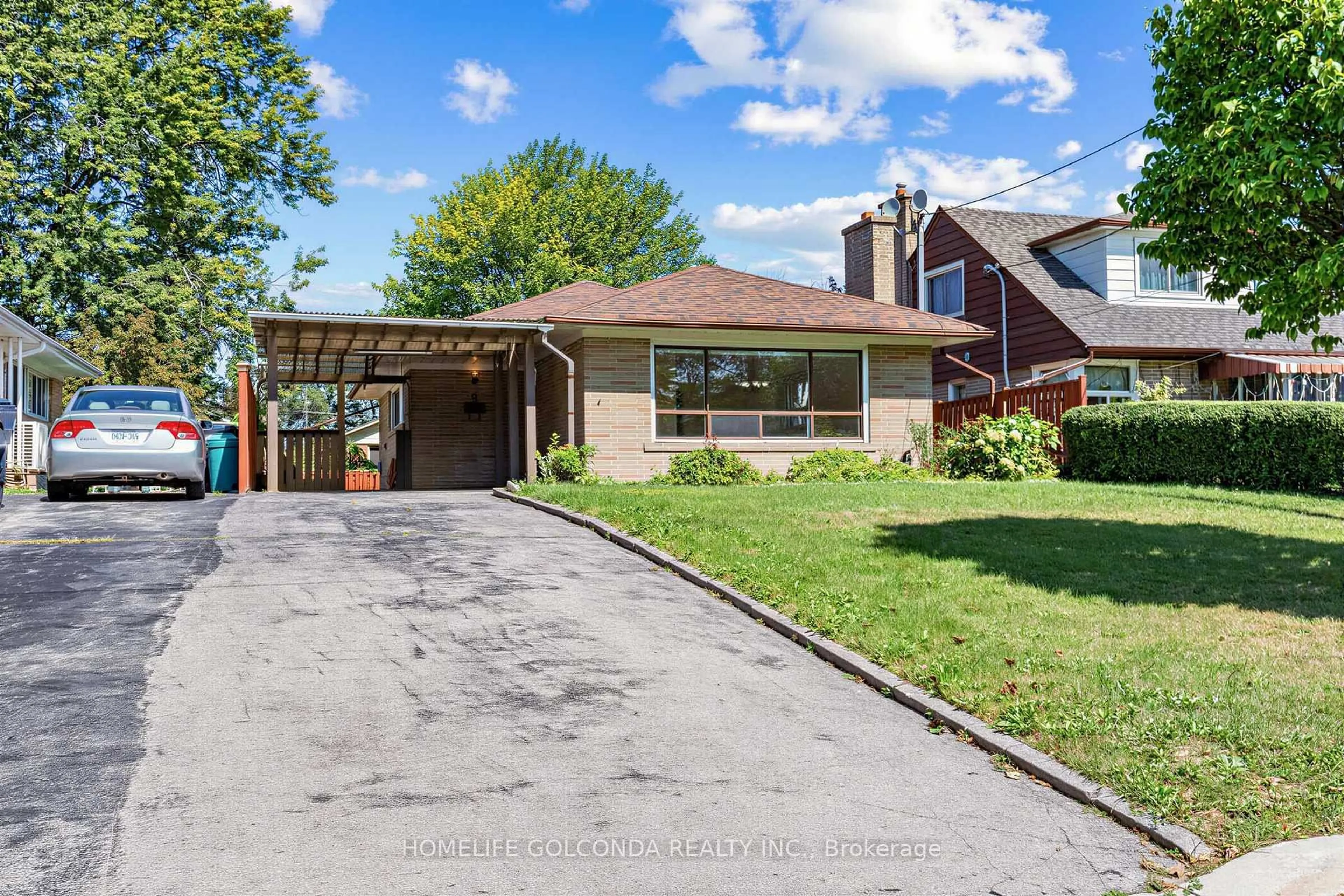 Home with brick exterior material, street for 9 Moorecroft Cres, Toronto Ontario M1K 3T9