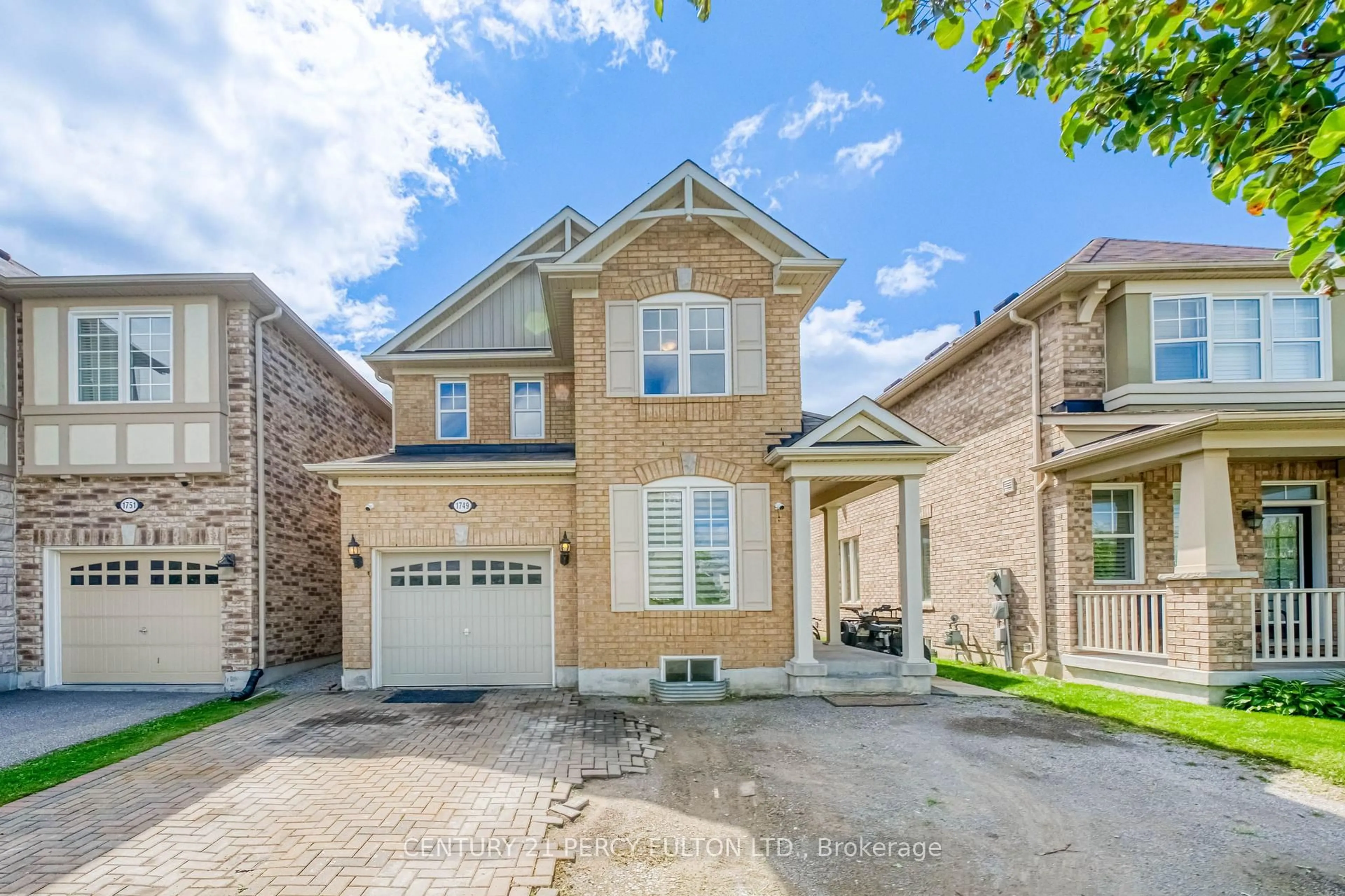 Home with brick exterior material, street for 1749 Liatris Dr, Pickering Ontario L1X 0B2
