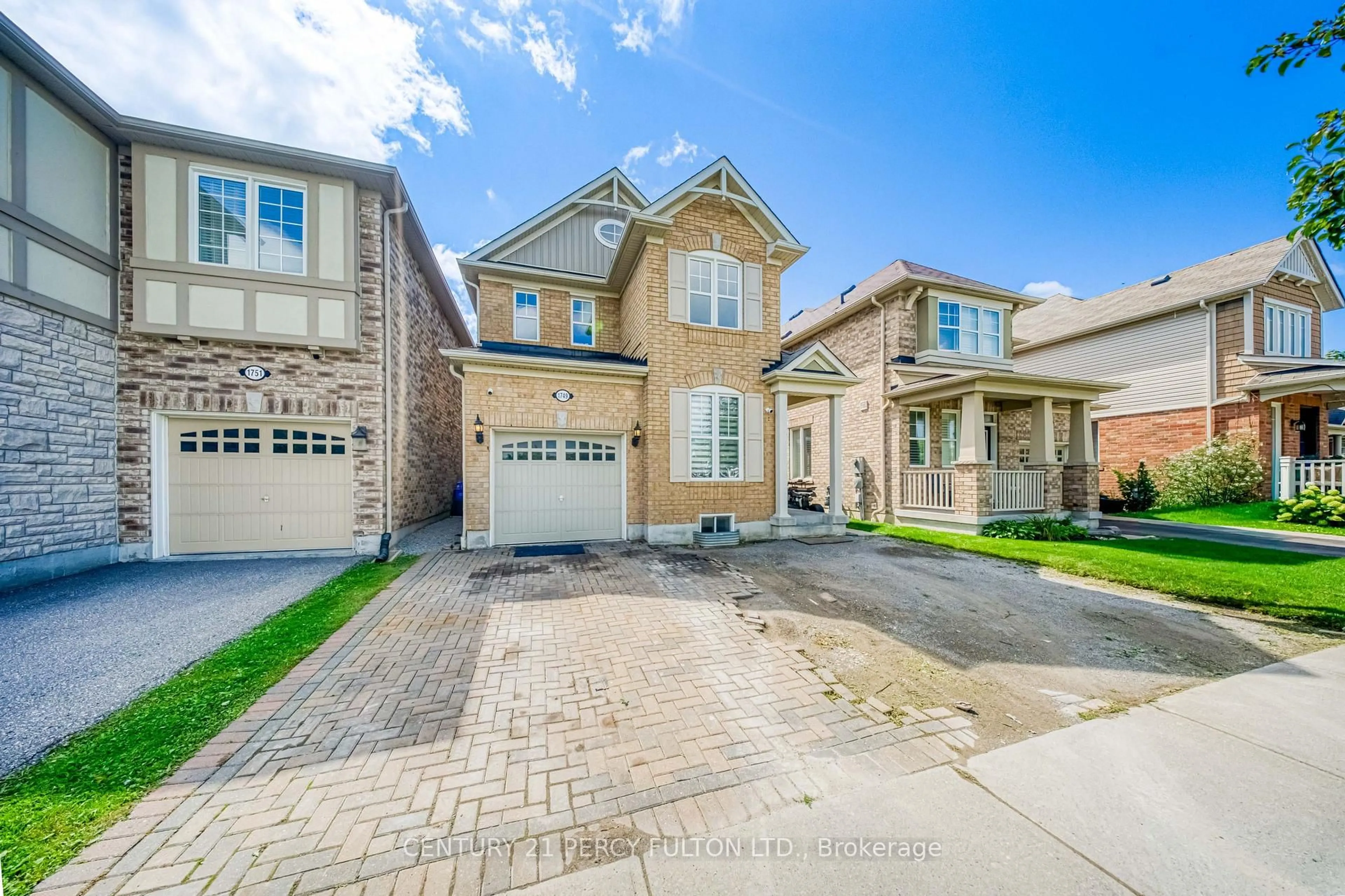 Home with brick exterior material, street for 1749 Liatris Dr, Pickering Ontario L1X 0B2