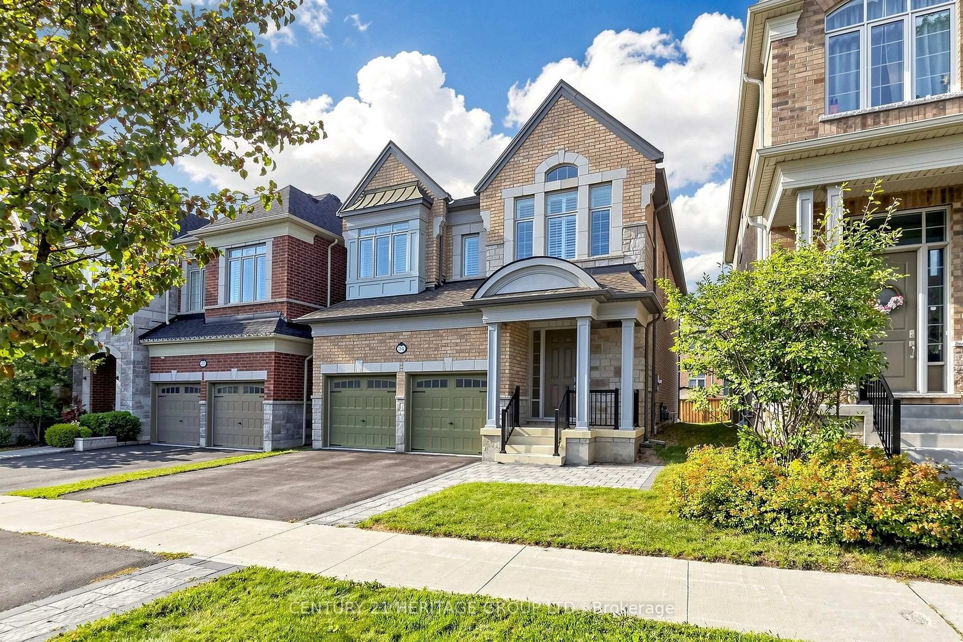 Home with brick exterior material, street for 34 Micklefield Ave, Whitby Ontario L1P 0C3