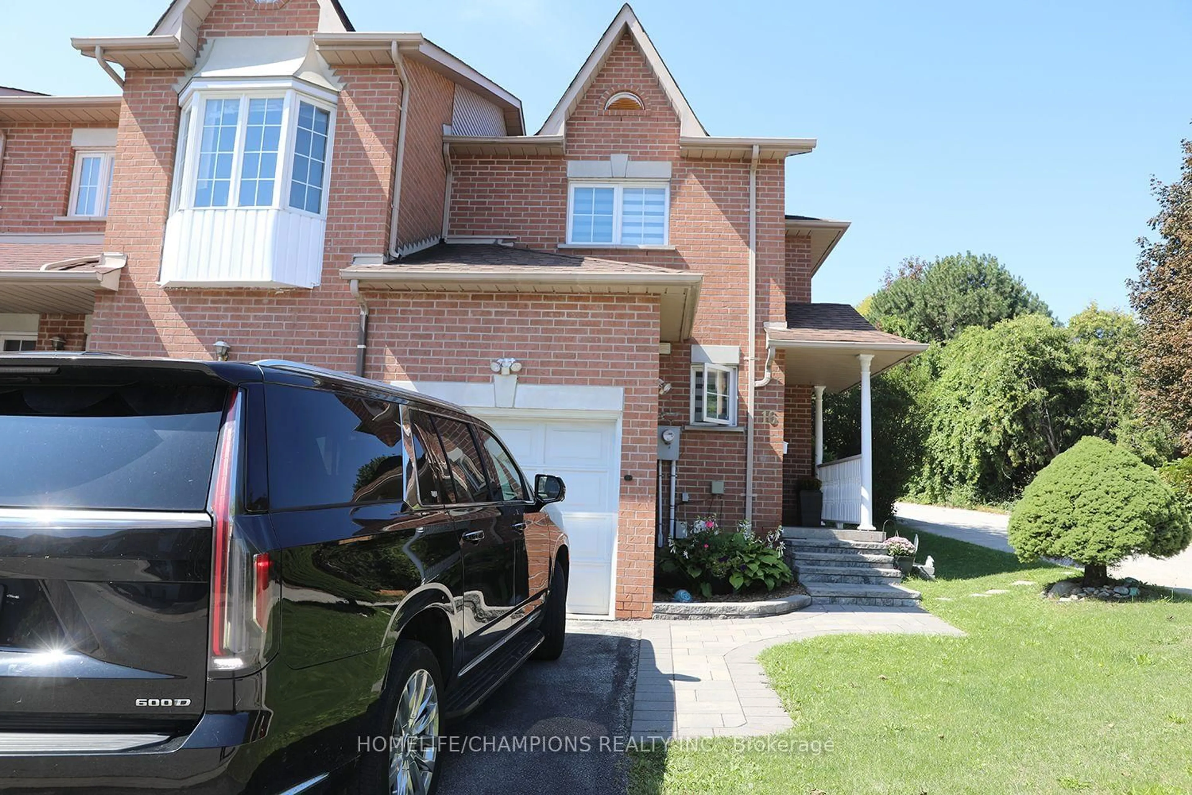 Home with brick exterior material, street for 16 Echo Glen Rd, Toronto Ontario M9B 4W6