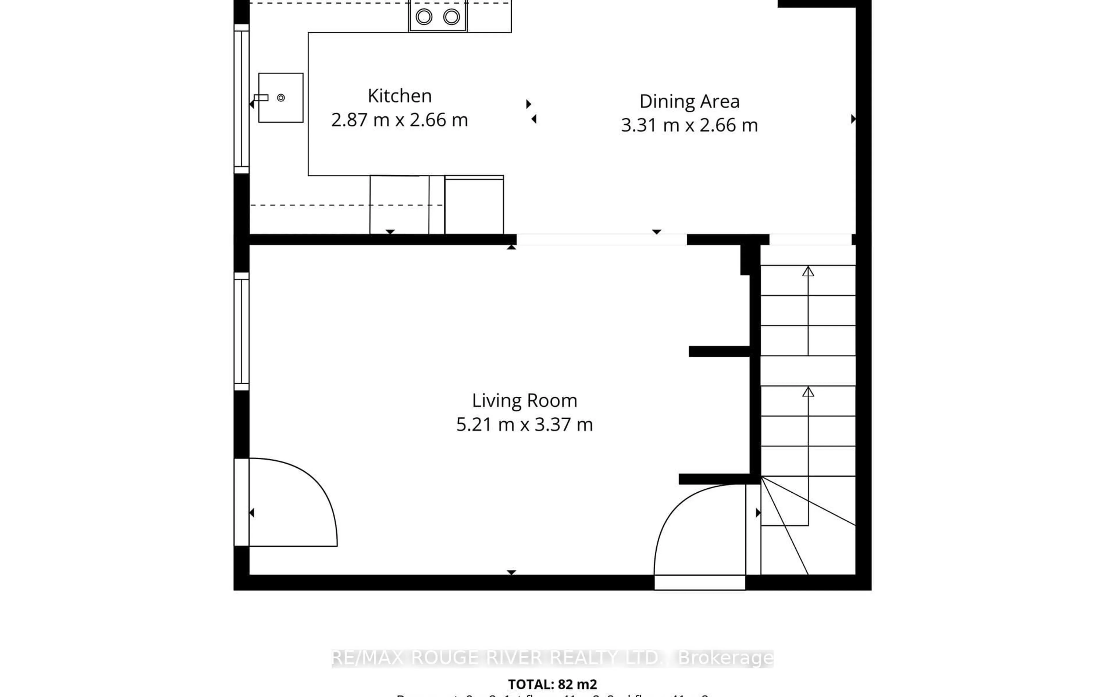 Floor plan for 960 Glen St #72, Oshawa Ontario L1J 6E8