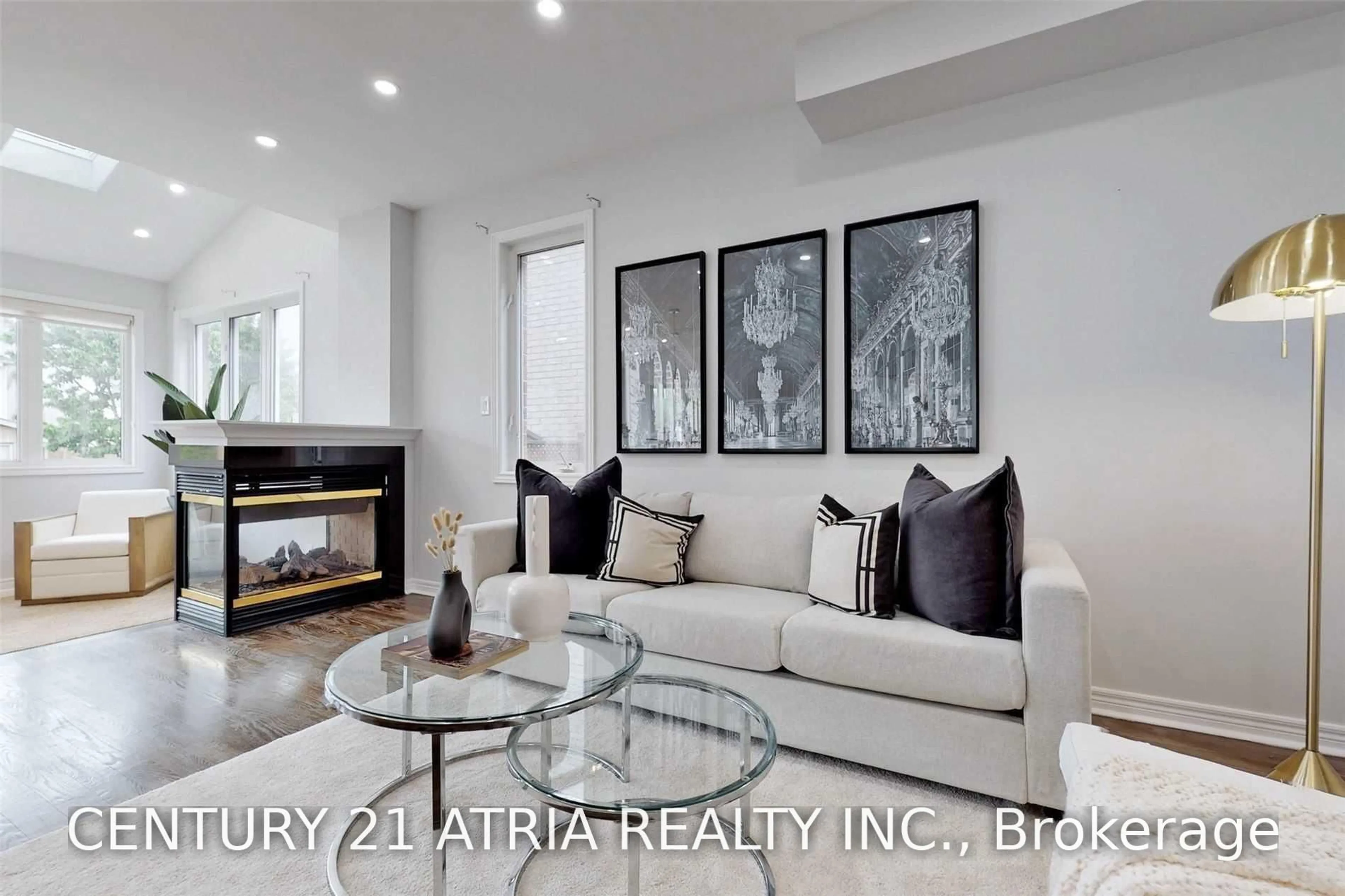 Living room with furniture, ceramic/tile floor for 75 Medland Ave, Whitby Ontario L1P 1S7