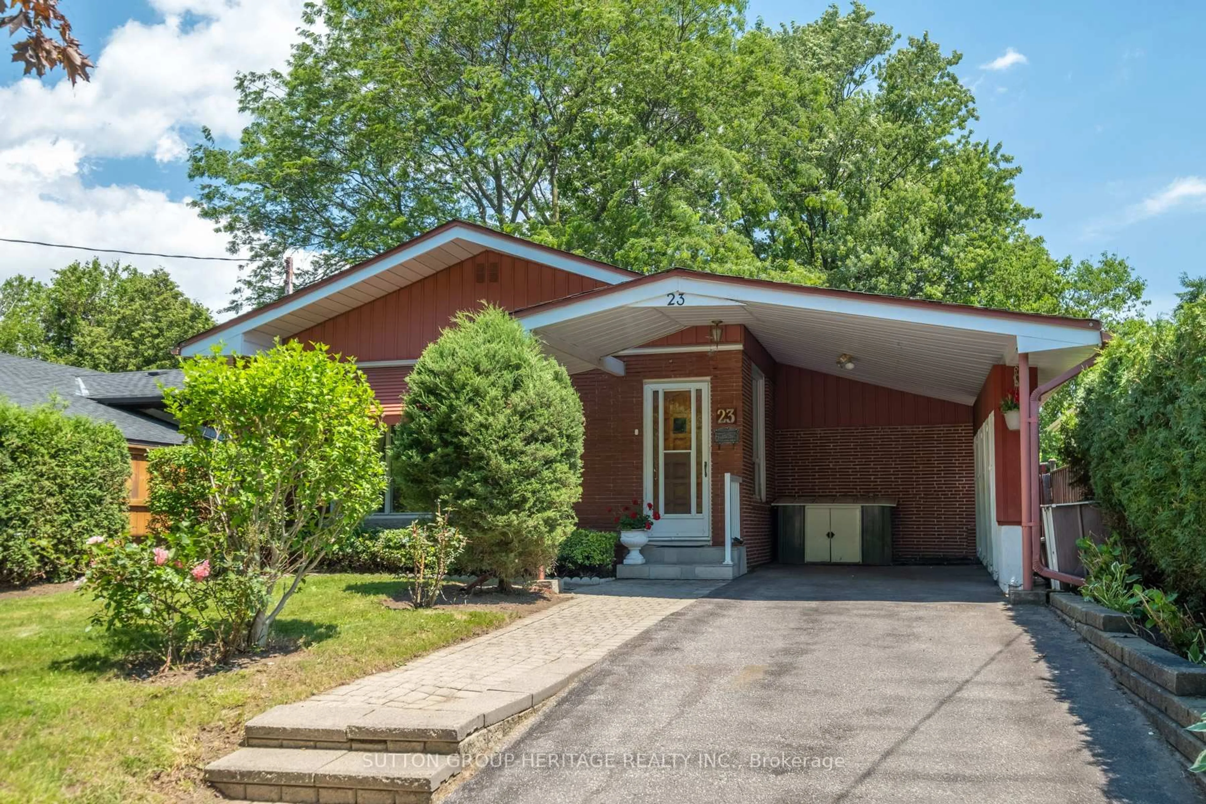 Home with brick exterior material, street for 23 Gaiety Dr, Toronto Ontario M1H 1B9