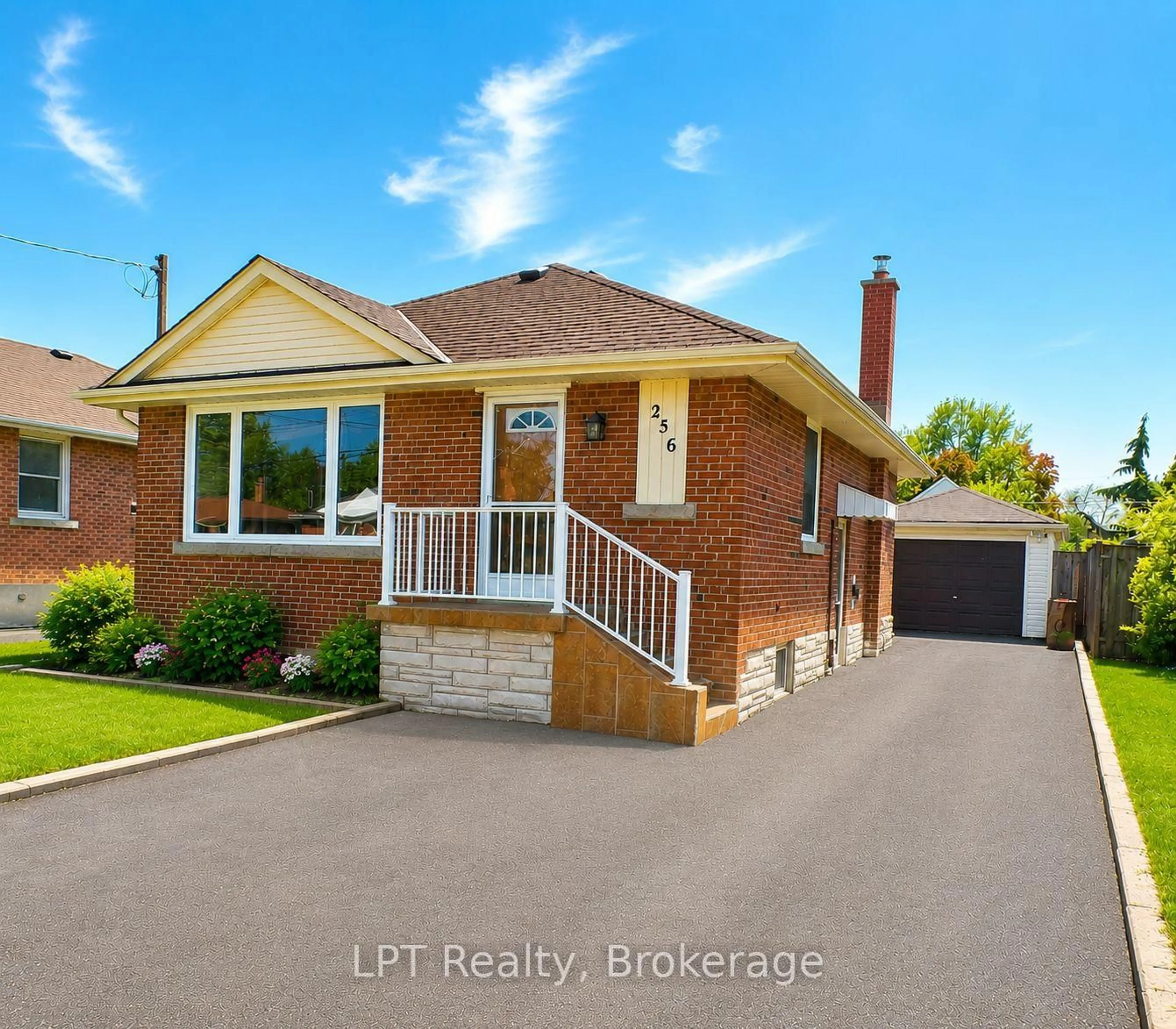 Home with brick exterior material, street for 256 Farewell St, Oshawa Ontario L1H 6L9