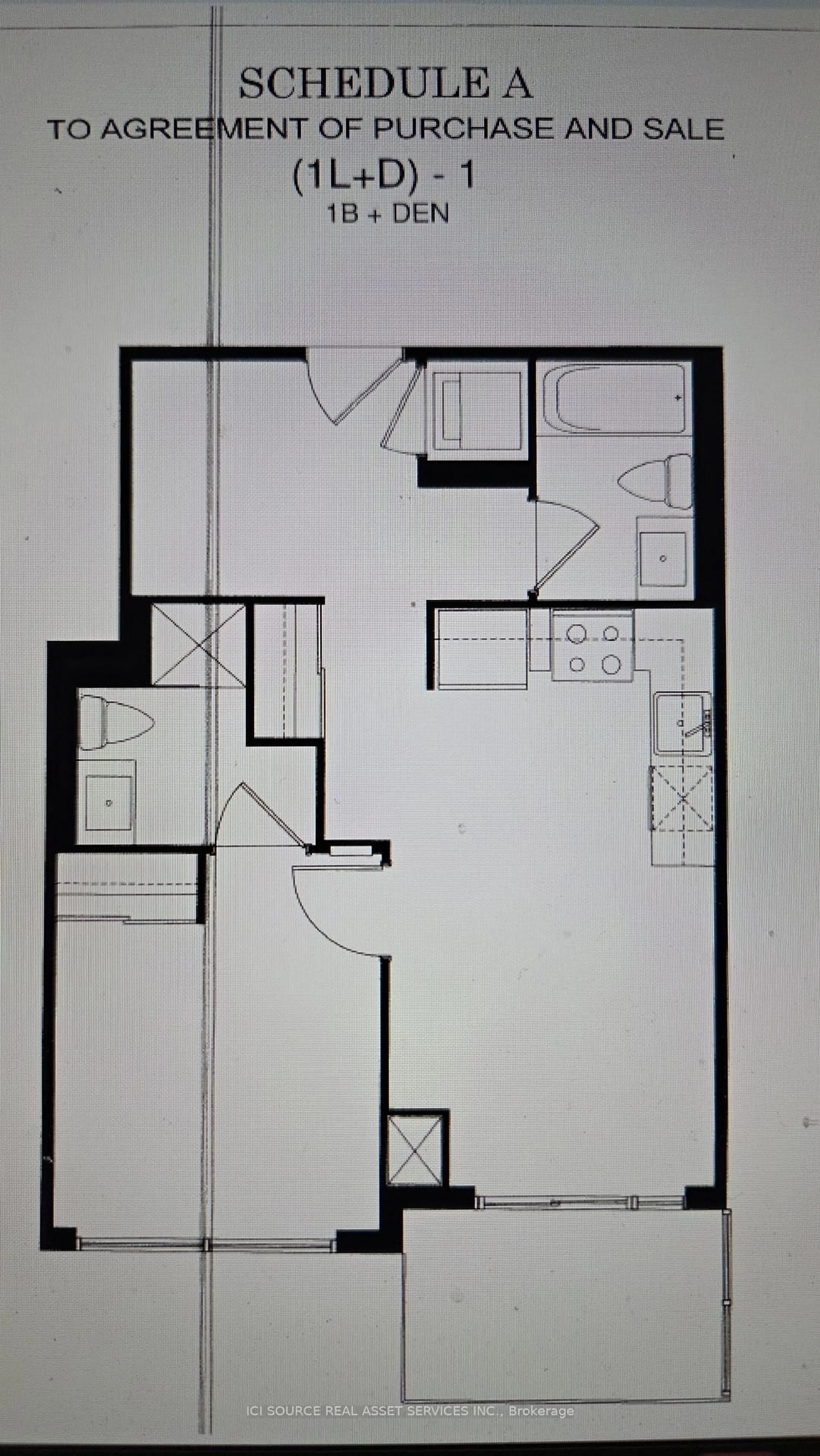 Floor plan for 30 Meadowglen Pl #2504, Toronto Ontario M1G 0A6
