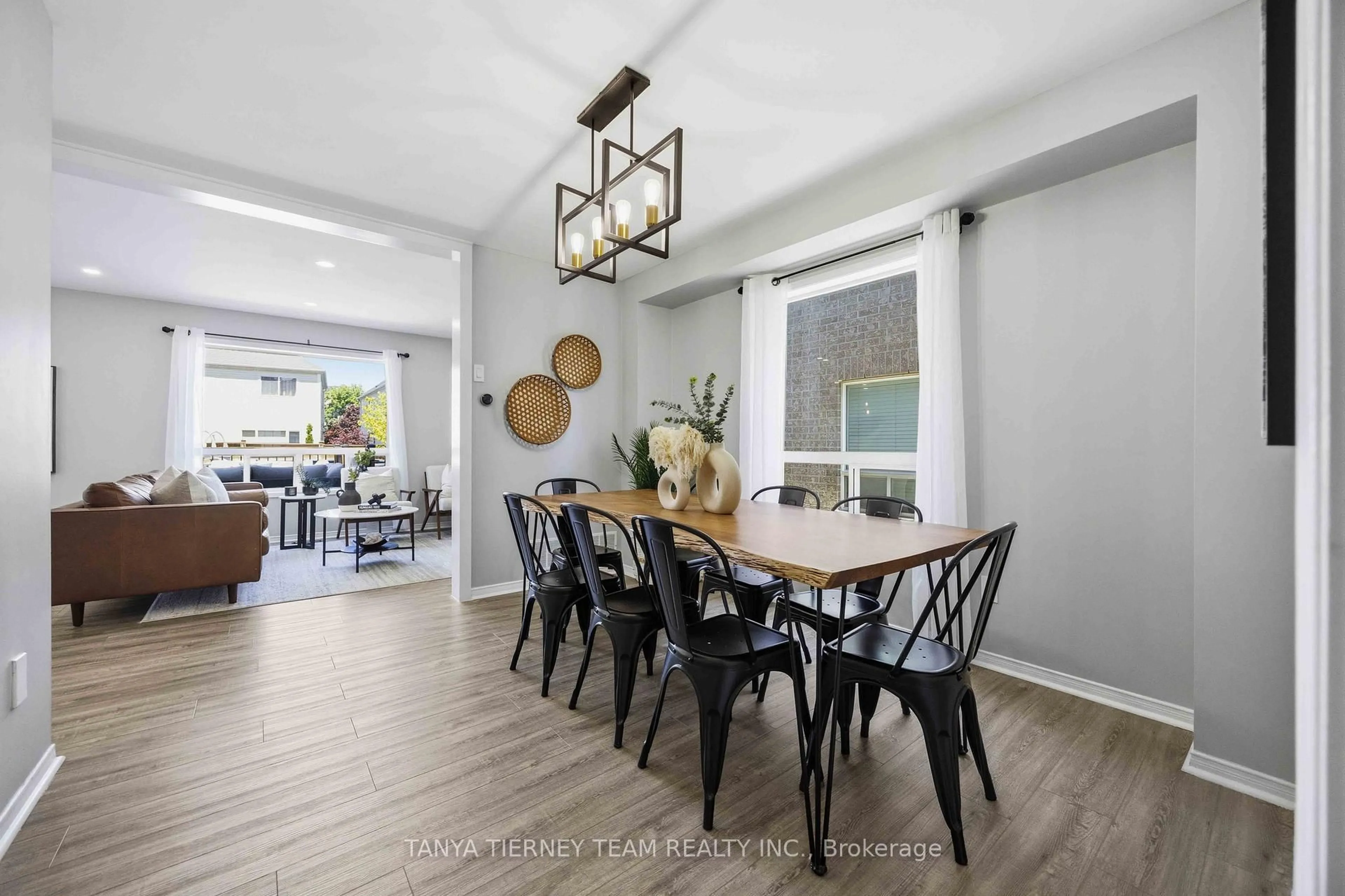 Dining room, wood/laminate floor for 76 Vipond Rd, Whitby Ontario L1M 2P2
