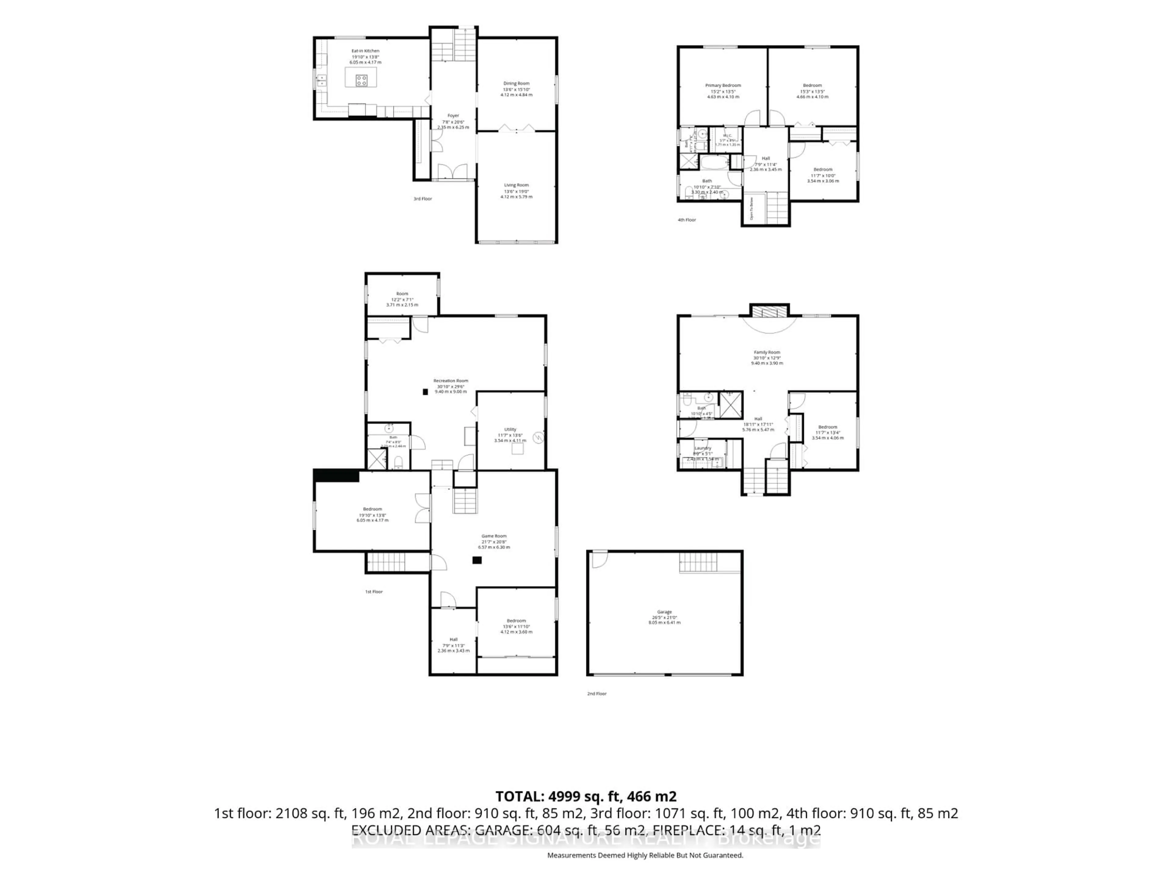 Floor plan for 2600 Kennedy Rd, Toronto Ontario M1T 3H1