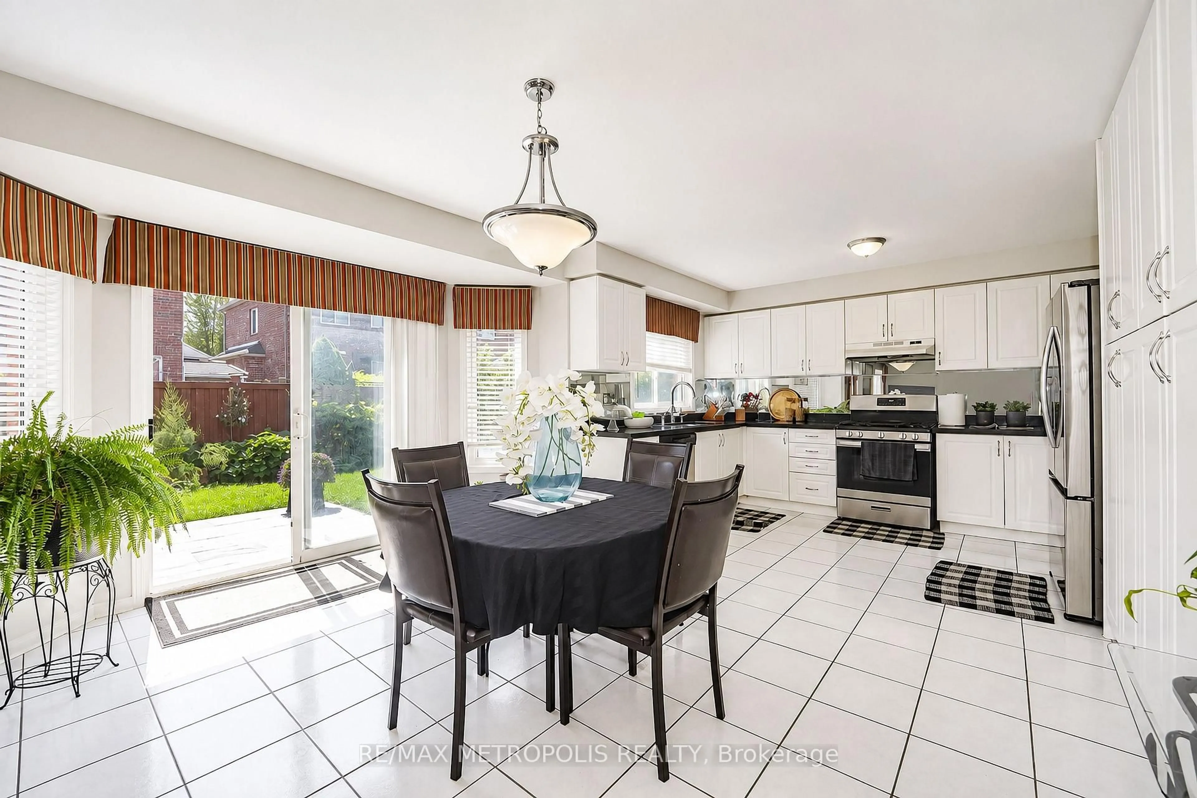 Open concept kitchen, ceramic/tile floor for 58 Dunwell Cres, Ajax Ontario L1T 0A7