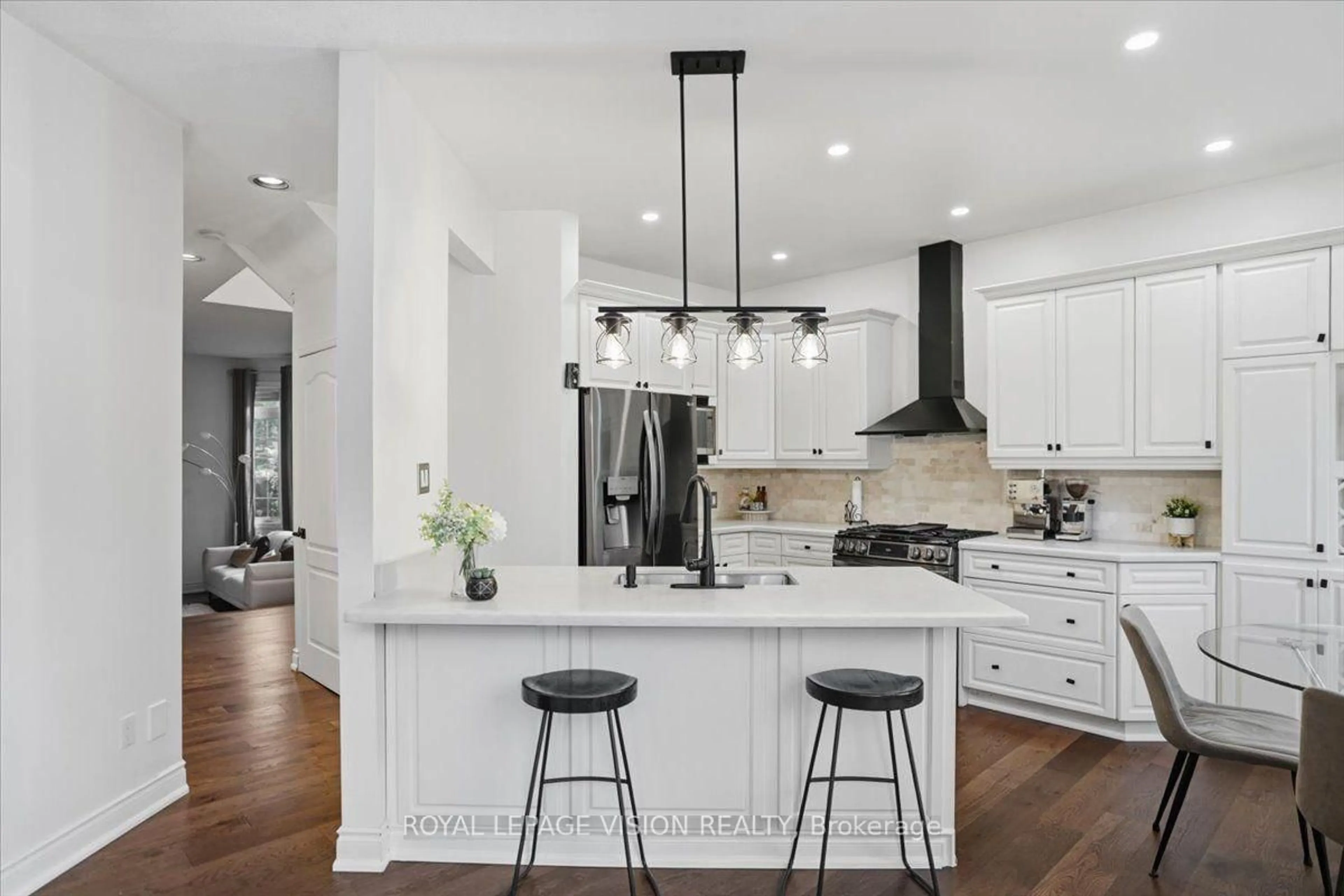 Contemporary kitchen, ceramic/tile floor for 106 Copley St, Pickering Ontario L1V 6V6