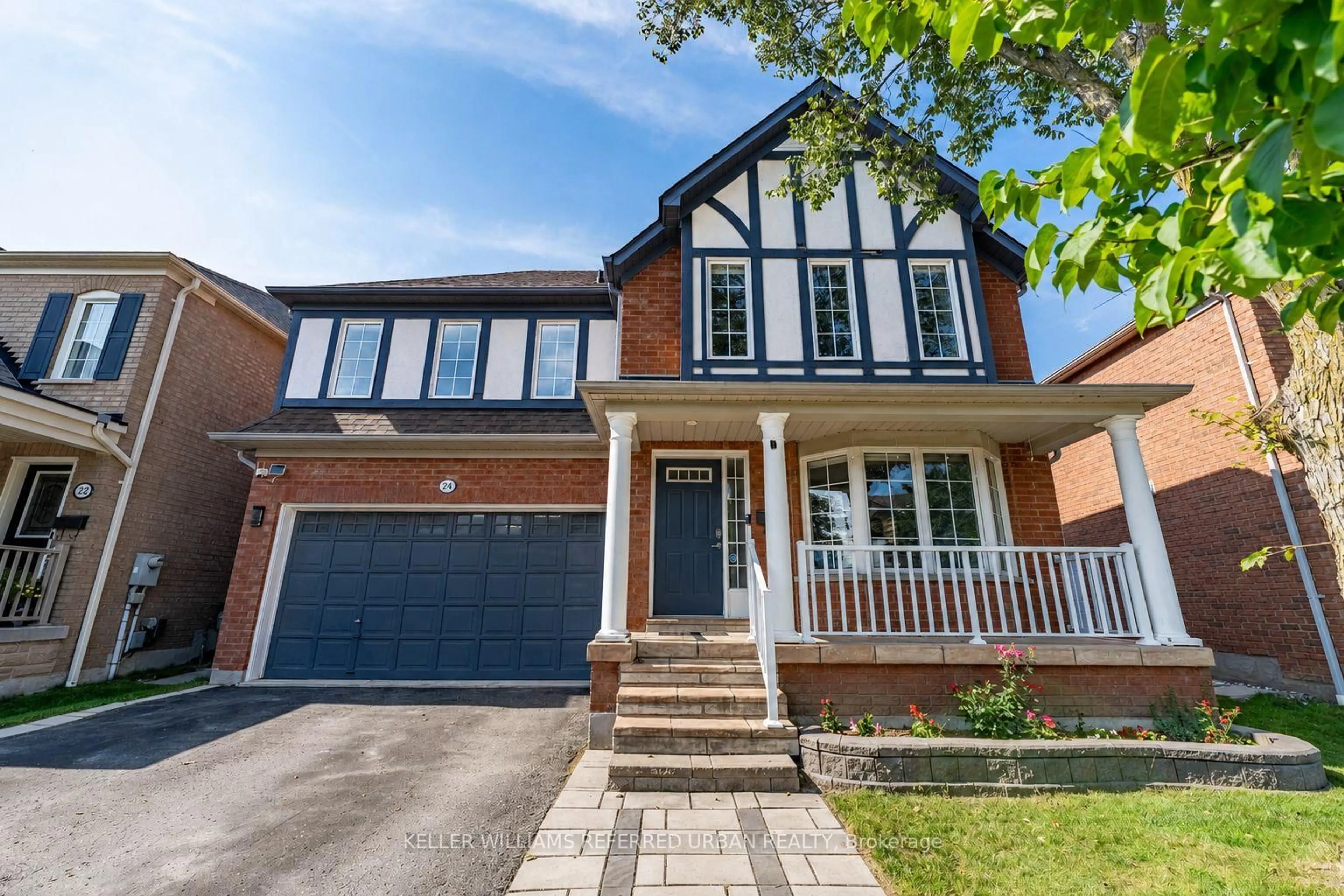 Home with brick exterior material, street for 24 Bradbury Cres, Ajax Ontario L1T 4H5