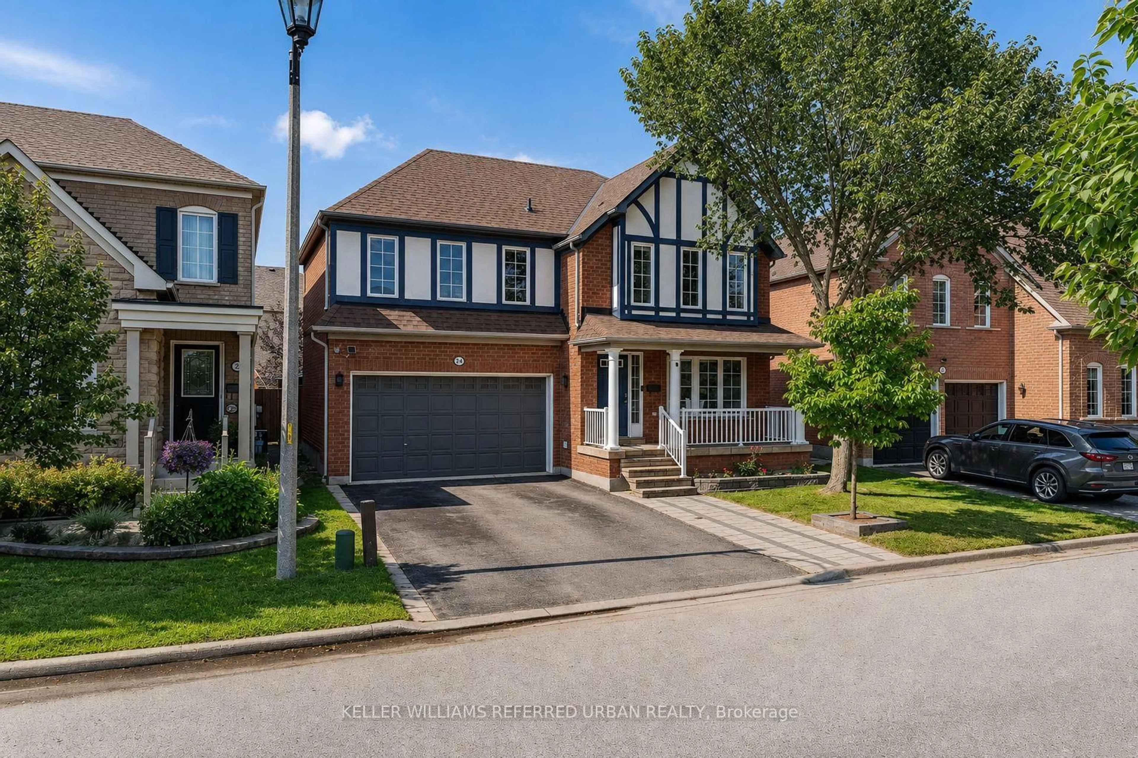 Home with brick exterior material, street for 24 Bradbury Cres, Ajax Ontario L1T 4H5