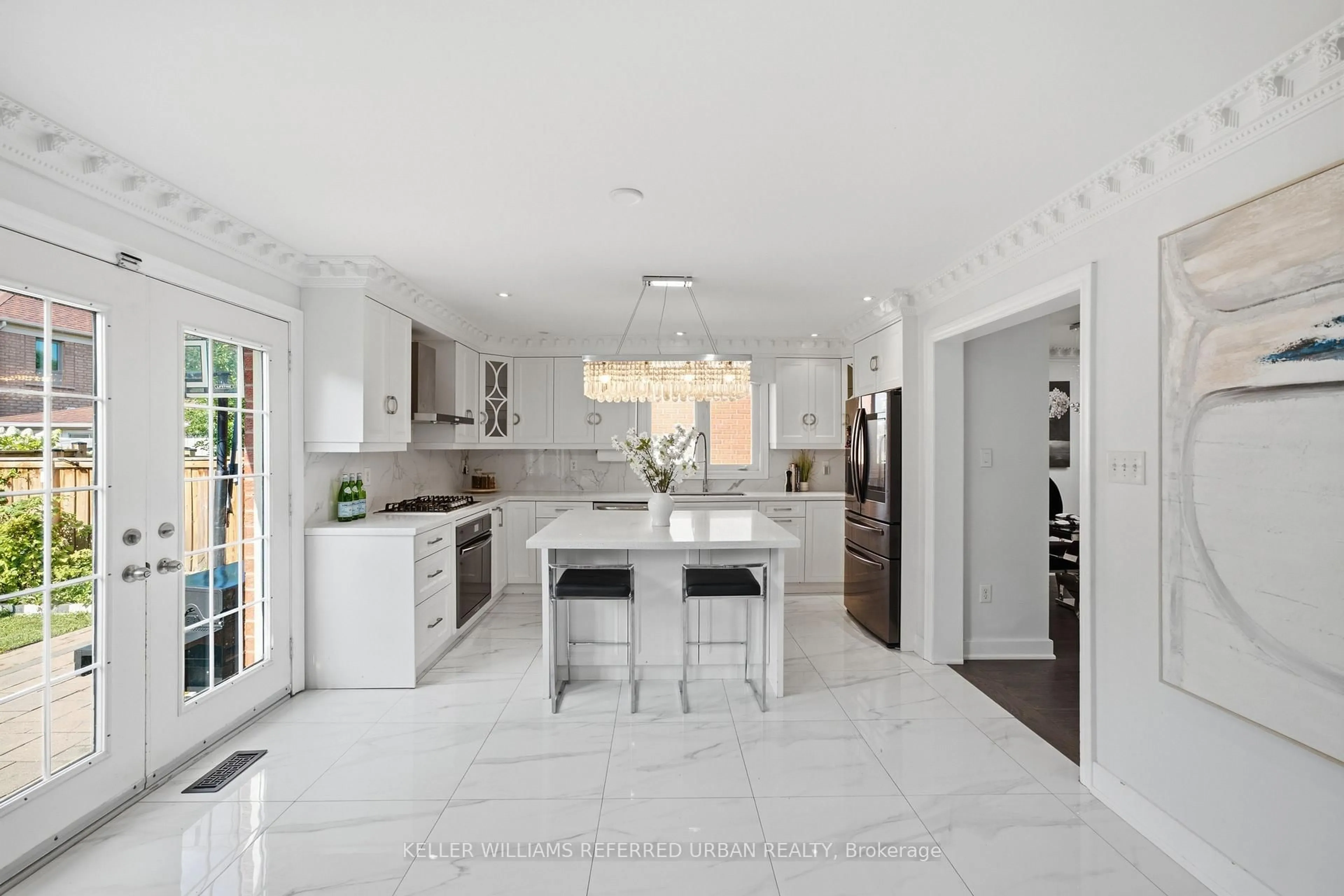 Contemporary kitchen, ceramic/tile floor for 24 Bradbury Cres, Ajax Ontario L1T 4H5