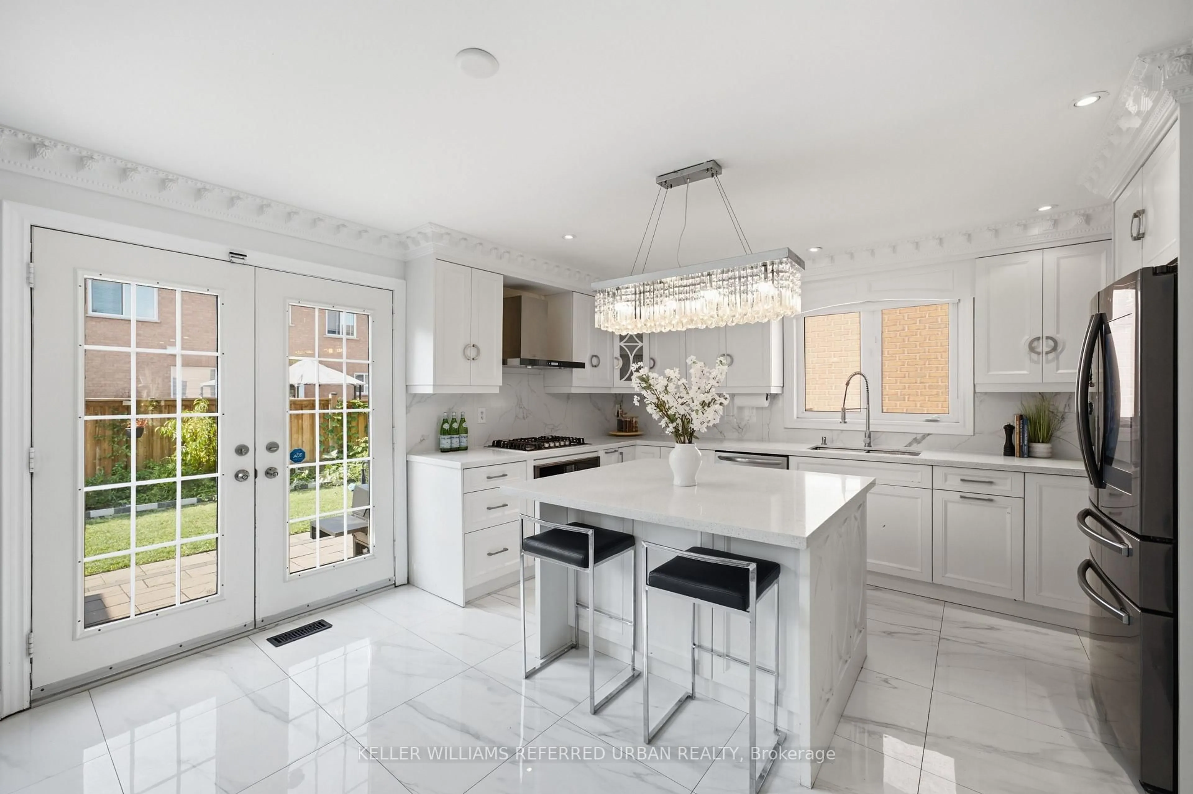 Contemporary kitchen, ceramic/tile floor for 24 Bradbury Cres, Ajax Ontario L1T 4H5