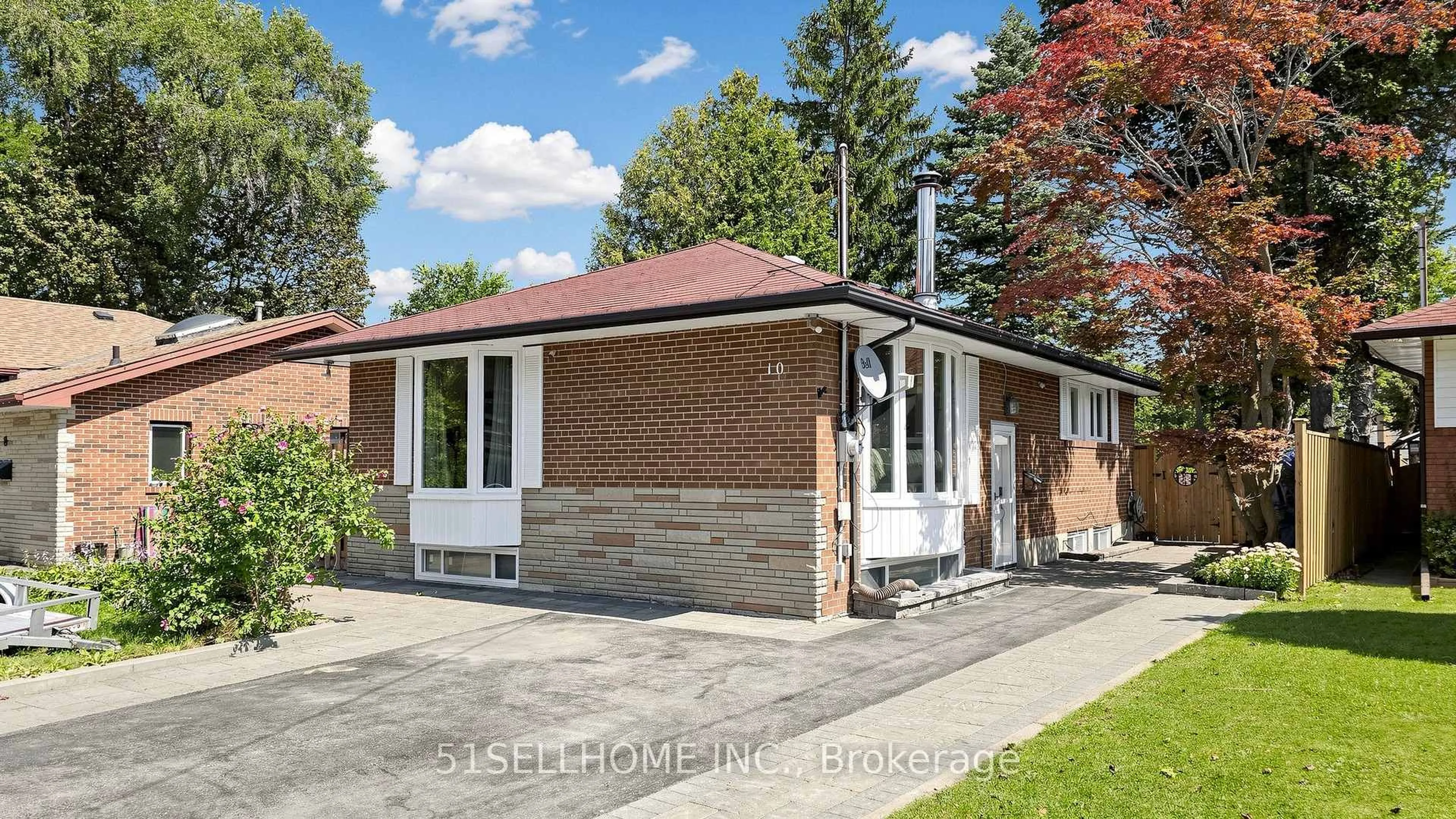 Home with brick exterior material, street for 10 Pelmar Pl, Toronto Ontario M1G 1G5