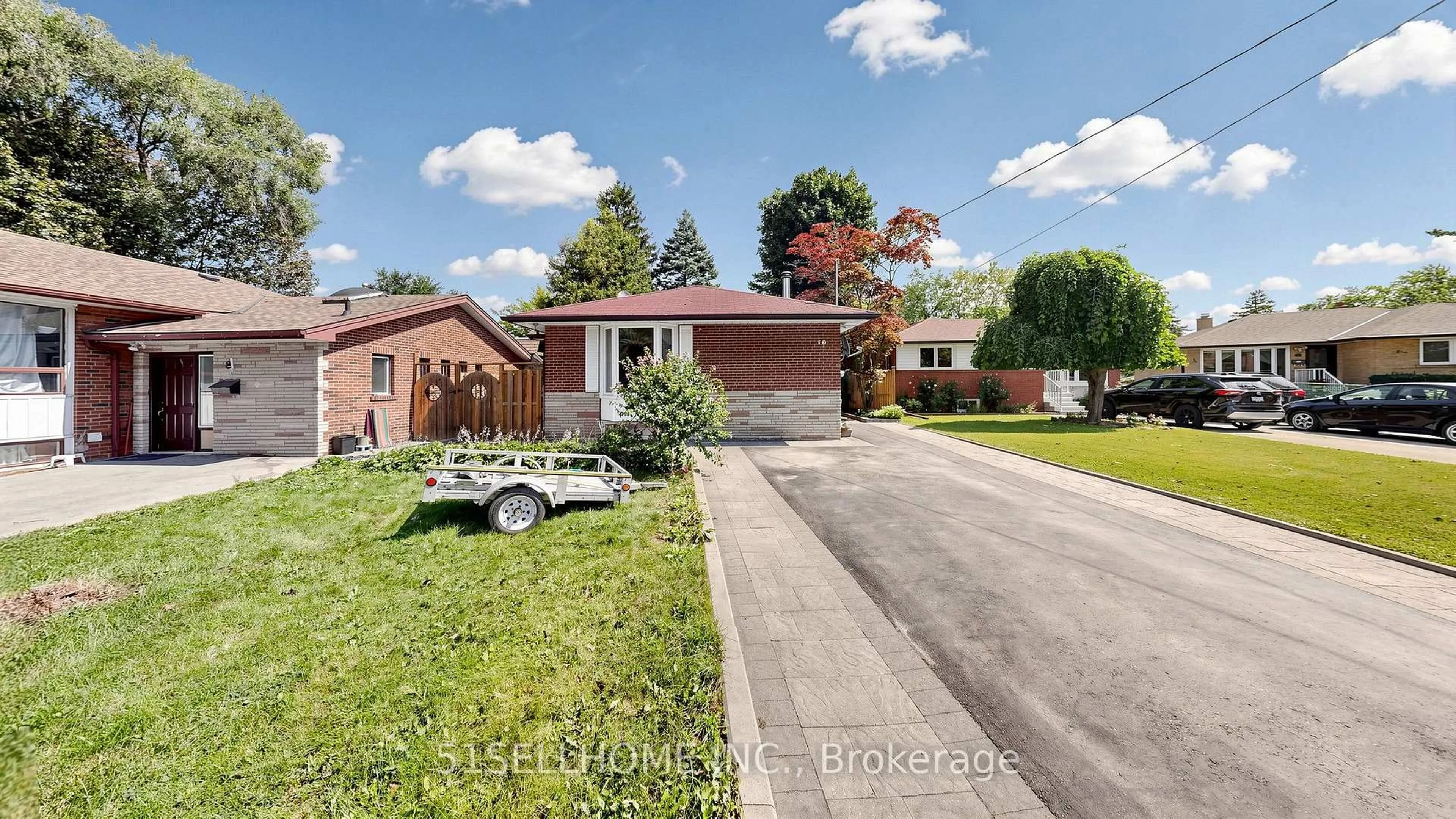 Home with brick exterior material, street for 10 Pelmar Pl, Toronto Ontario M1G 1G5