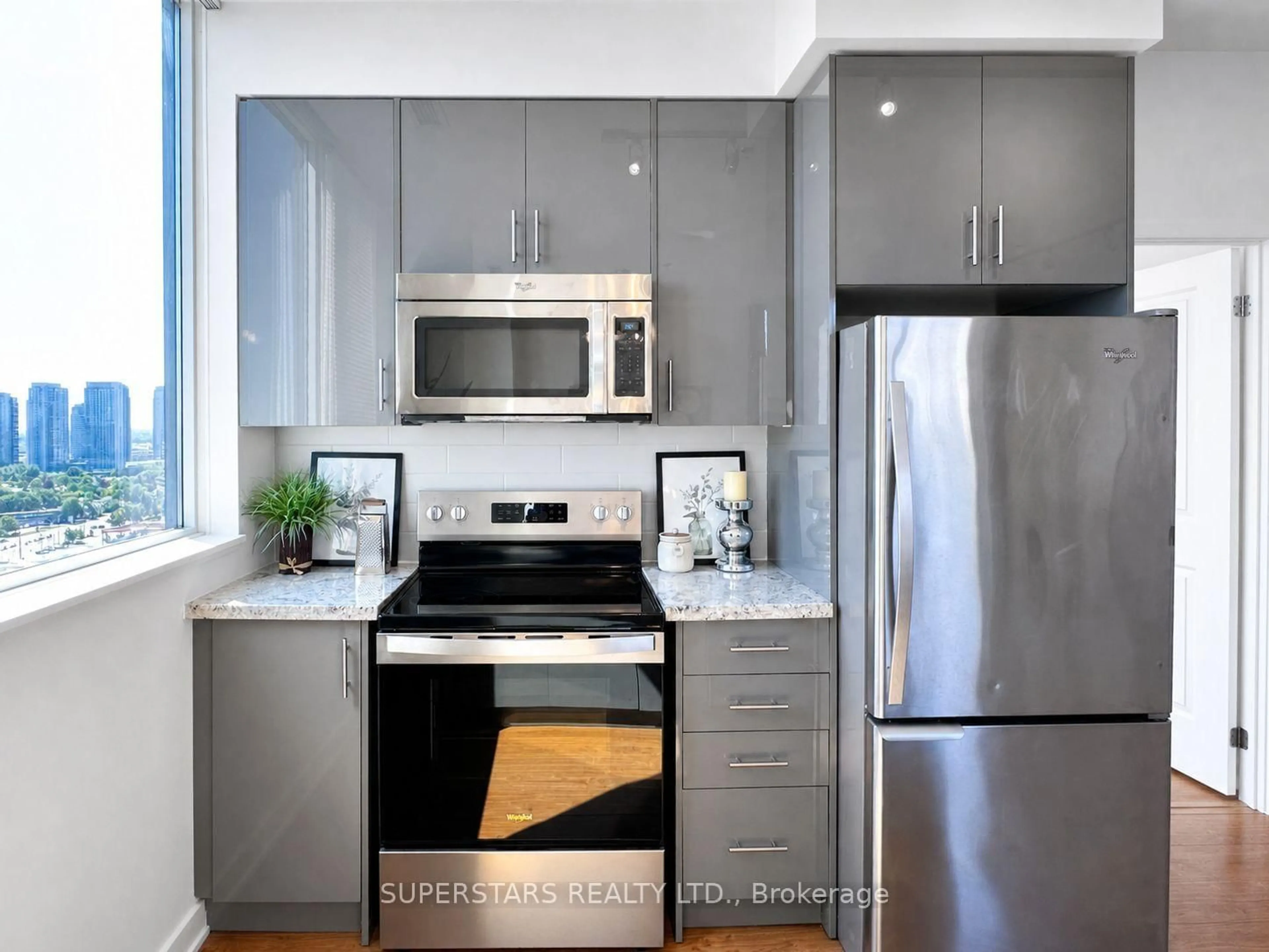Standard kitchen, unknown for 185 Bonis Ave #2009(PH09), Toronto Ontario M1T 0A4