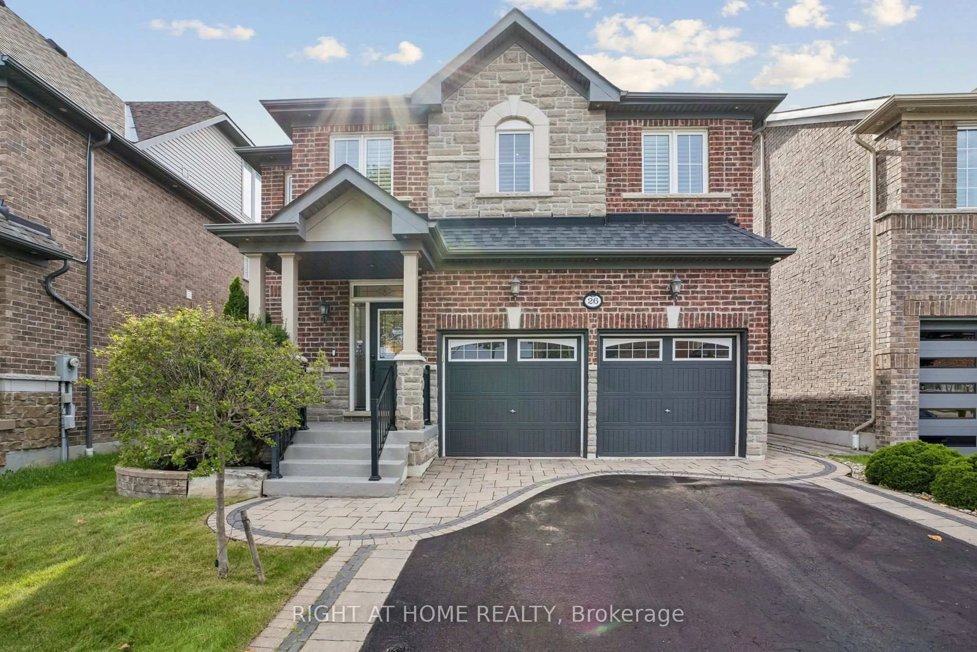 Home with brick exterior material, street for 26 Bignell Cres, Ajax Ontario L1Z 0P6