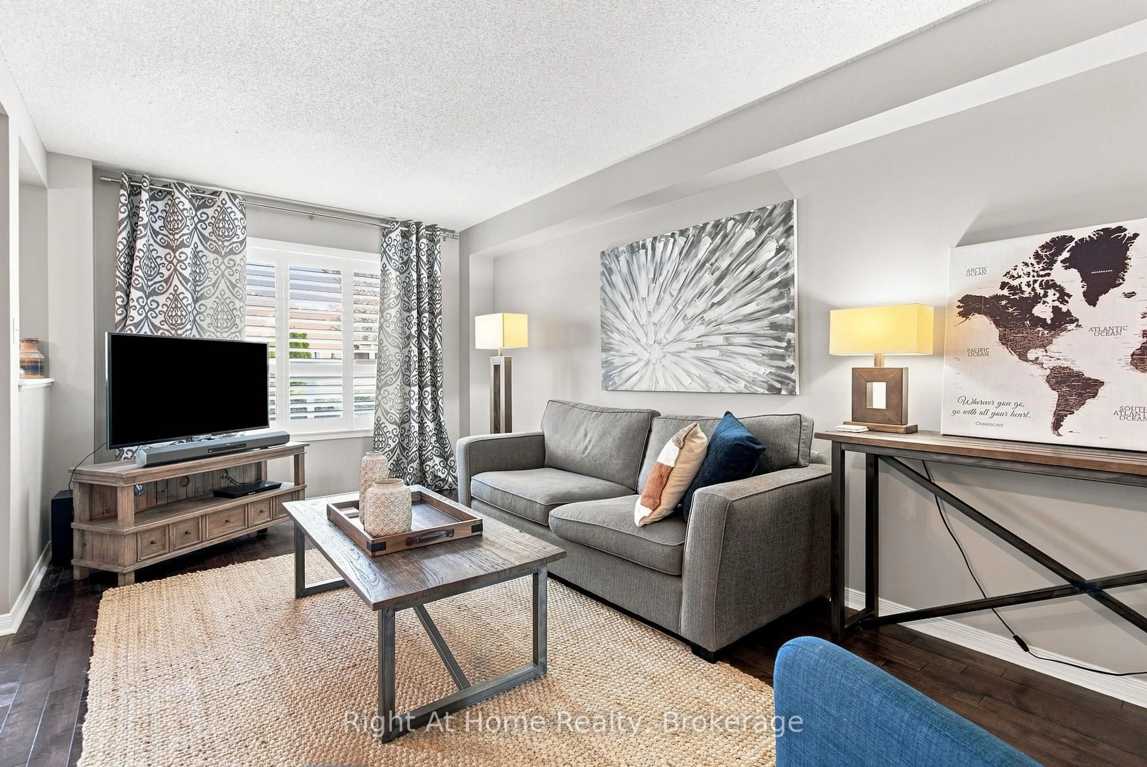 Living room with furniture, unknown for 460 Woodmount Dr #46, Oshawa Ontario L1K 0K4